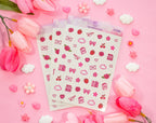 Love Story Clear Deco Sticker Sheet