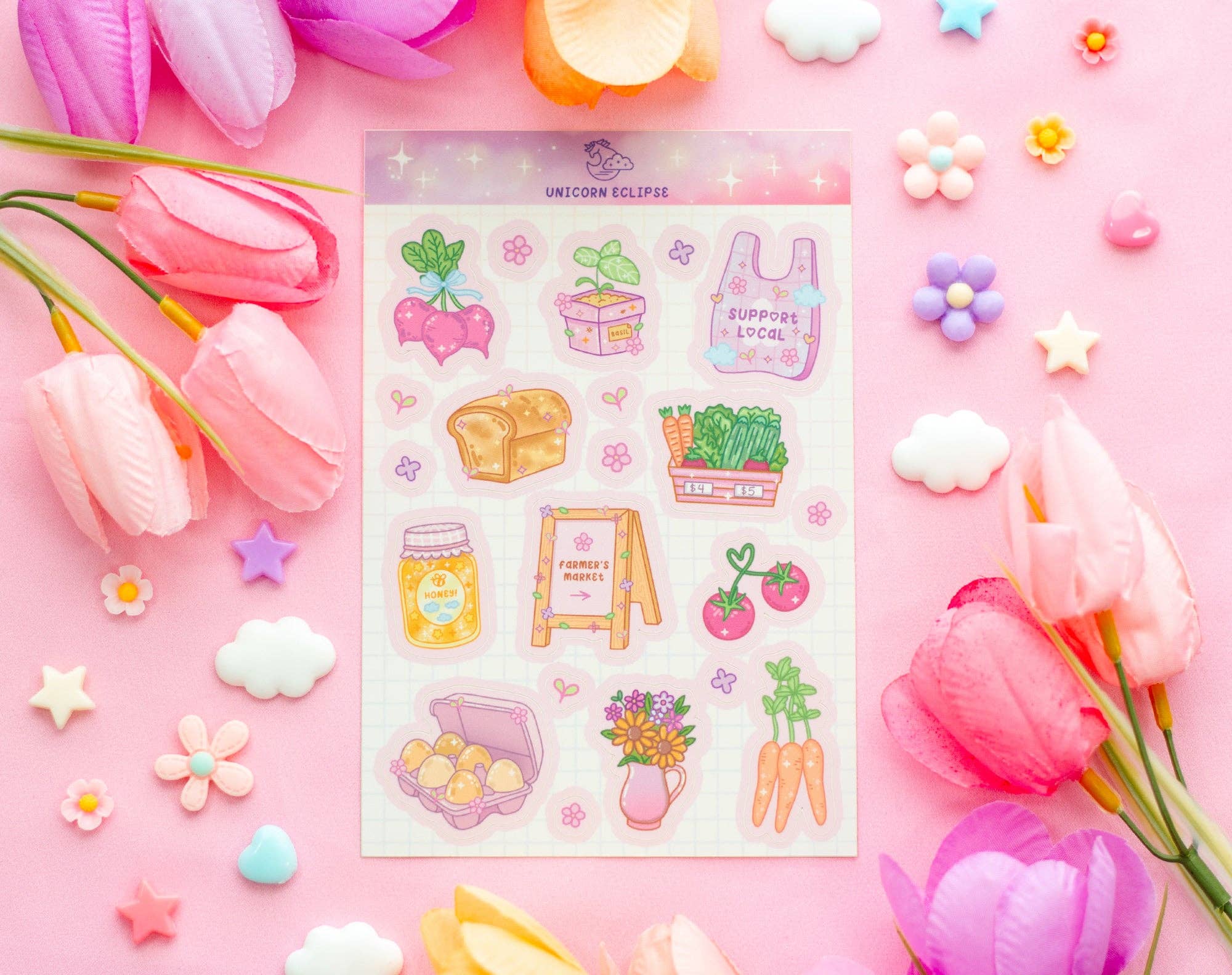 Farmers Market Sticker Sheet