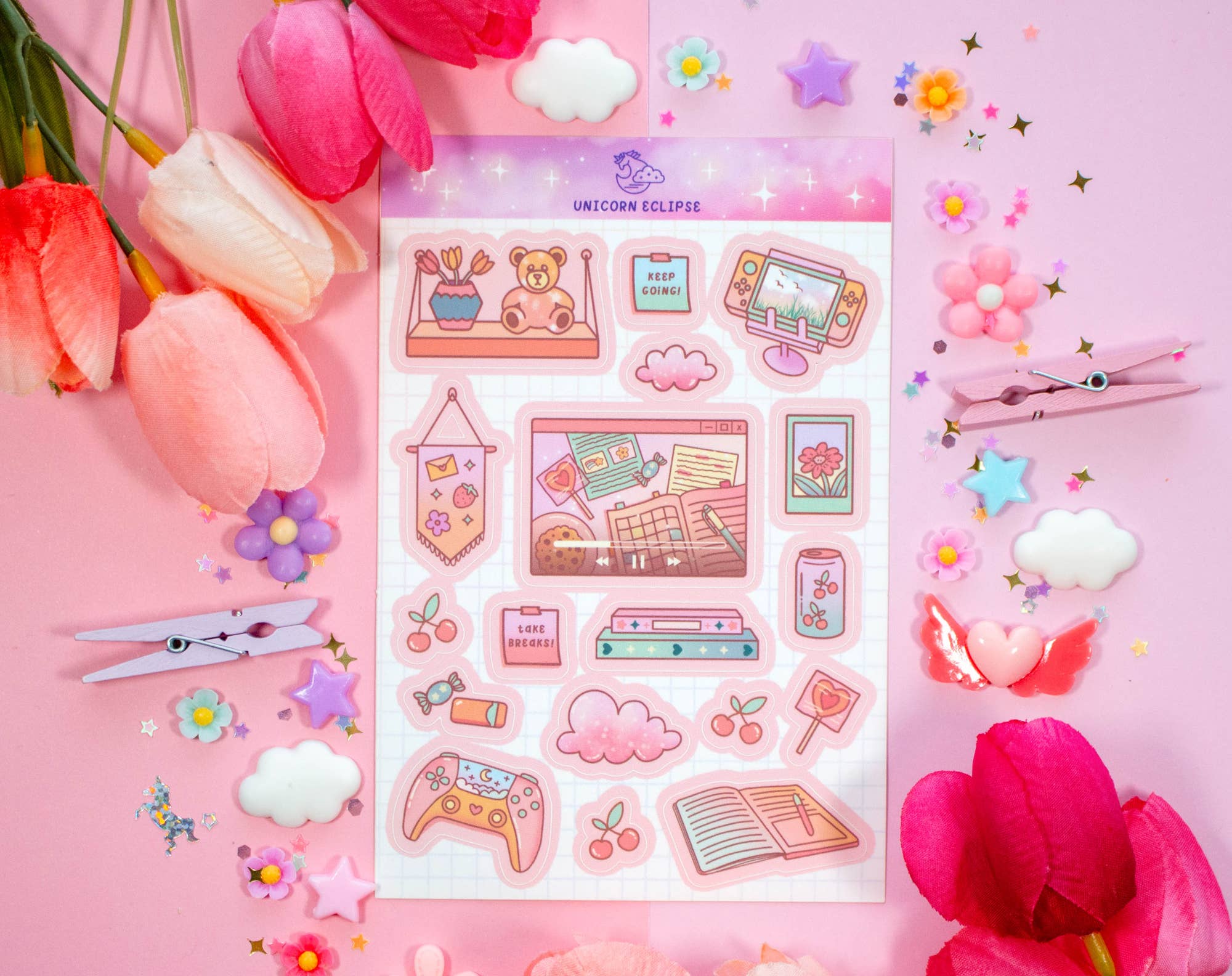 Study Break Sticker Sheet