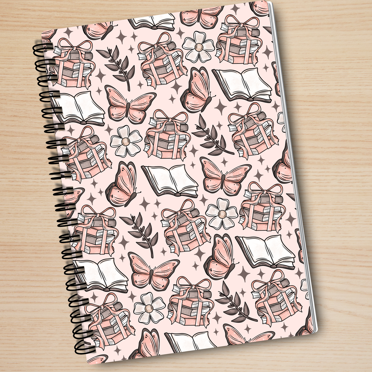 Butterflies and books Notebook