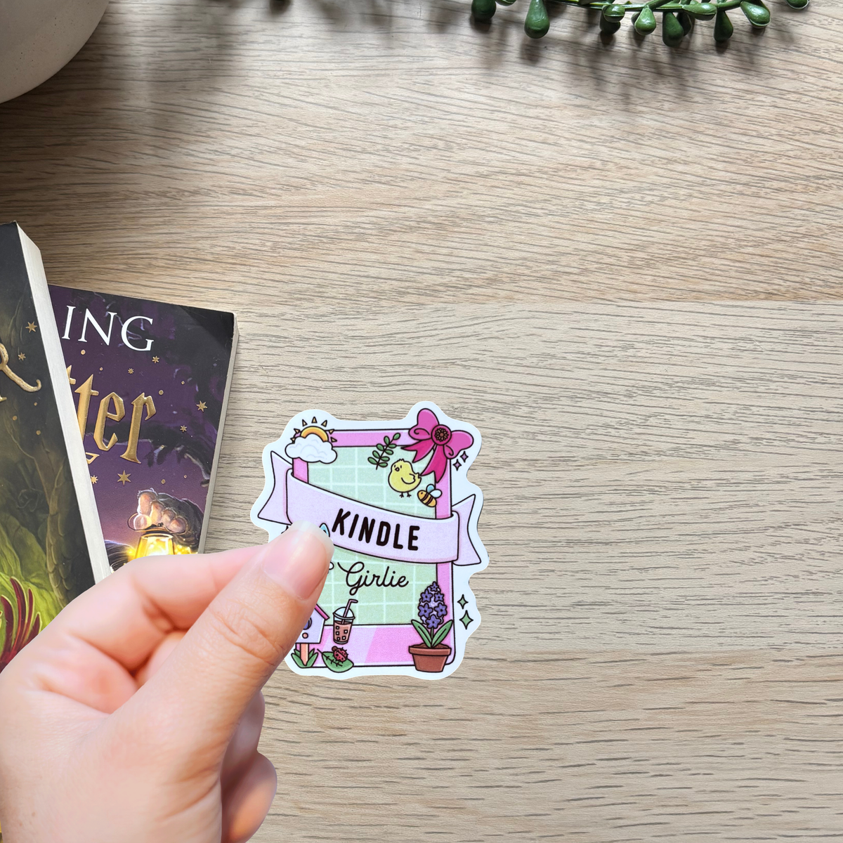 Spring Kindle Girlie Sticker
