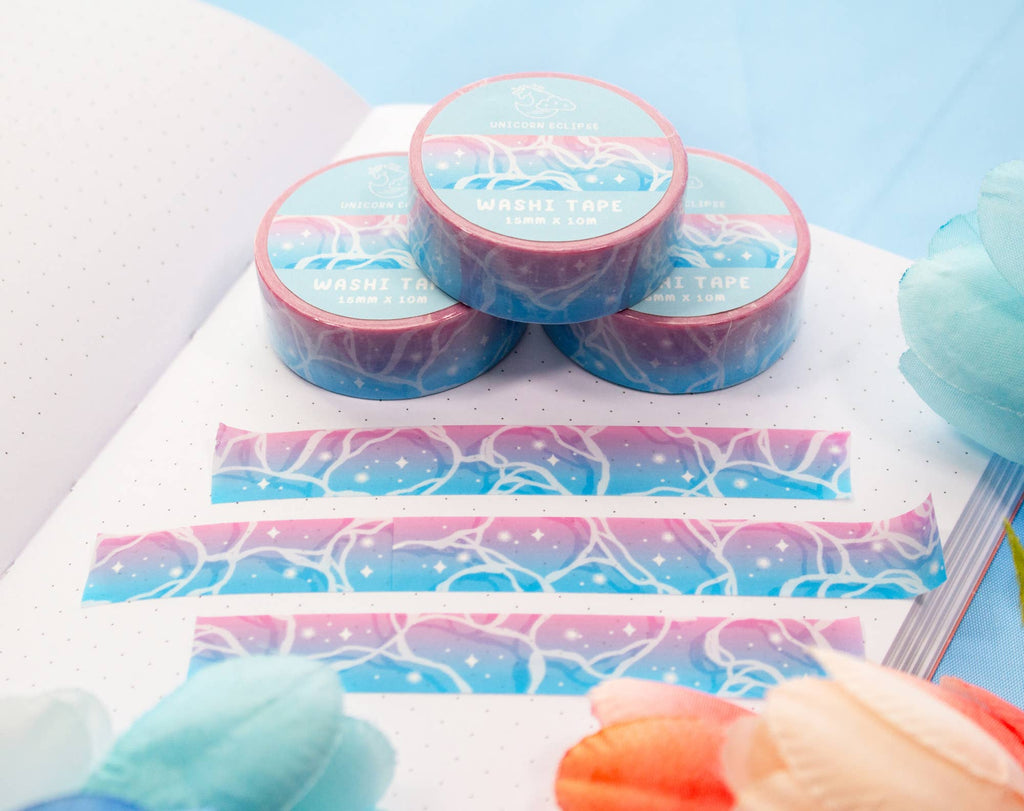 Vaporwave Water Washi Tape