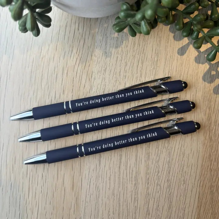 You're going better than you think Pen/Stylus