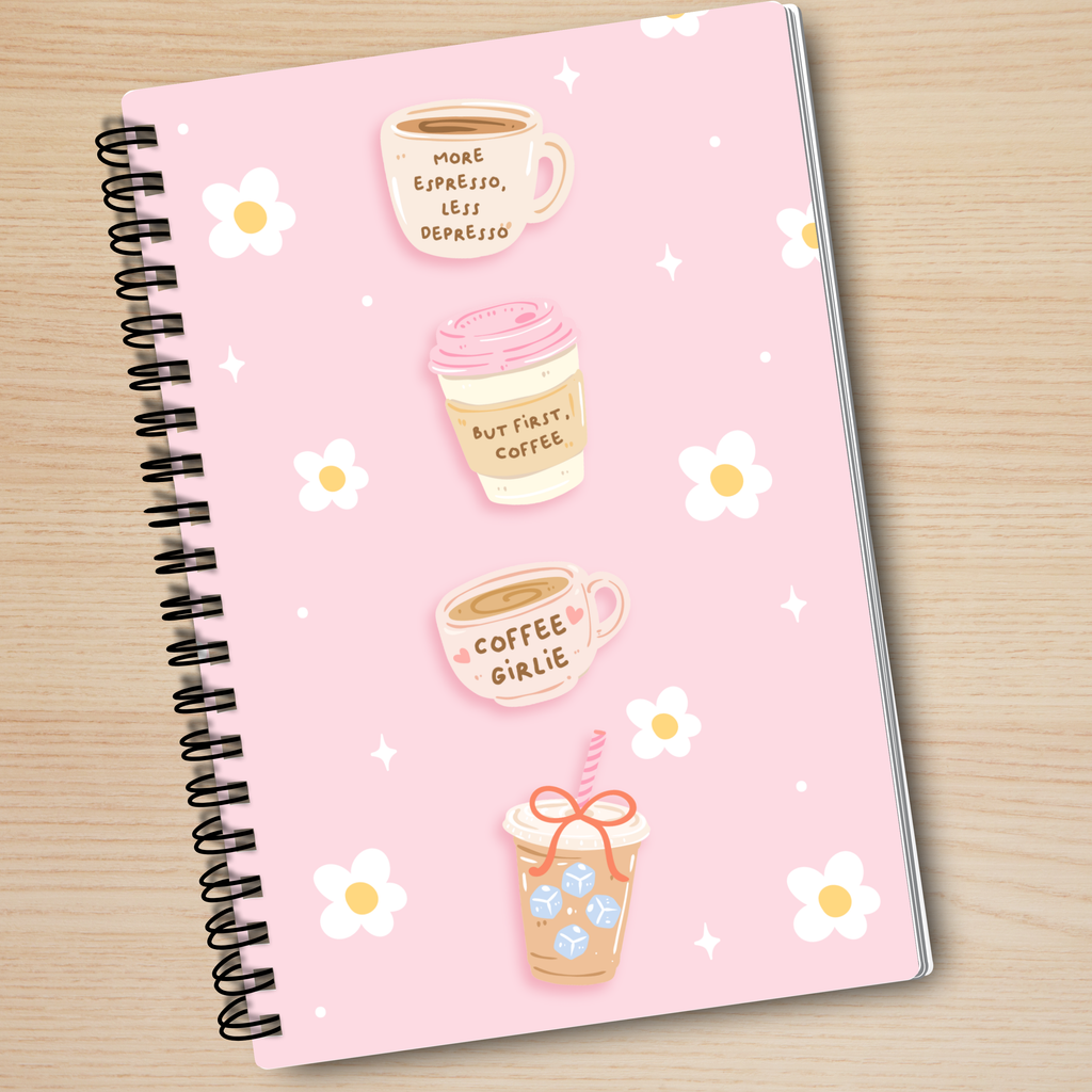 Coffee Pink Notebook