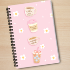 Coffee Pink Notebook