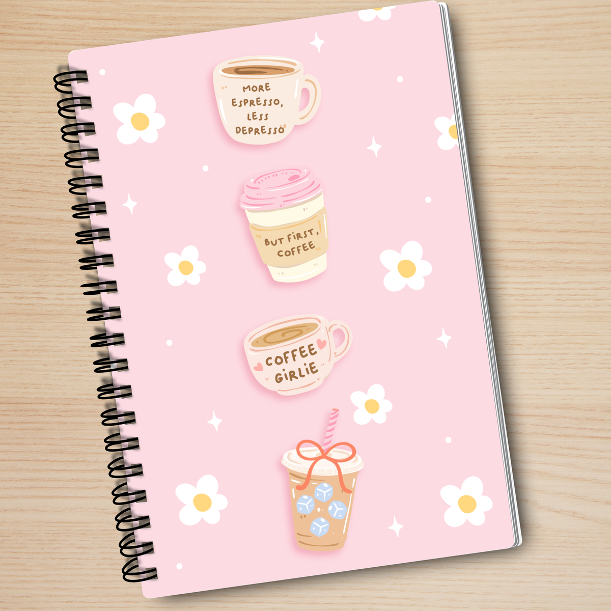 Coffee Pink Notebook