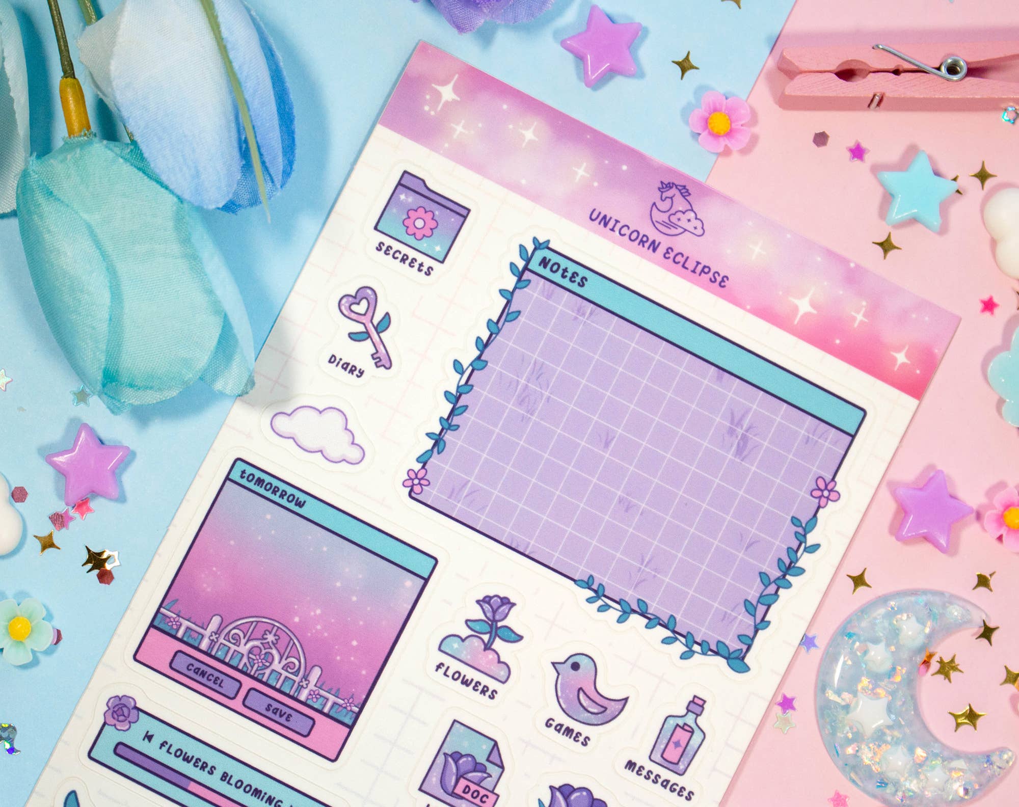 Secret Garden Sticker Sheet