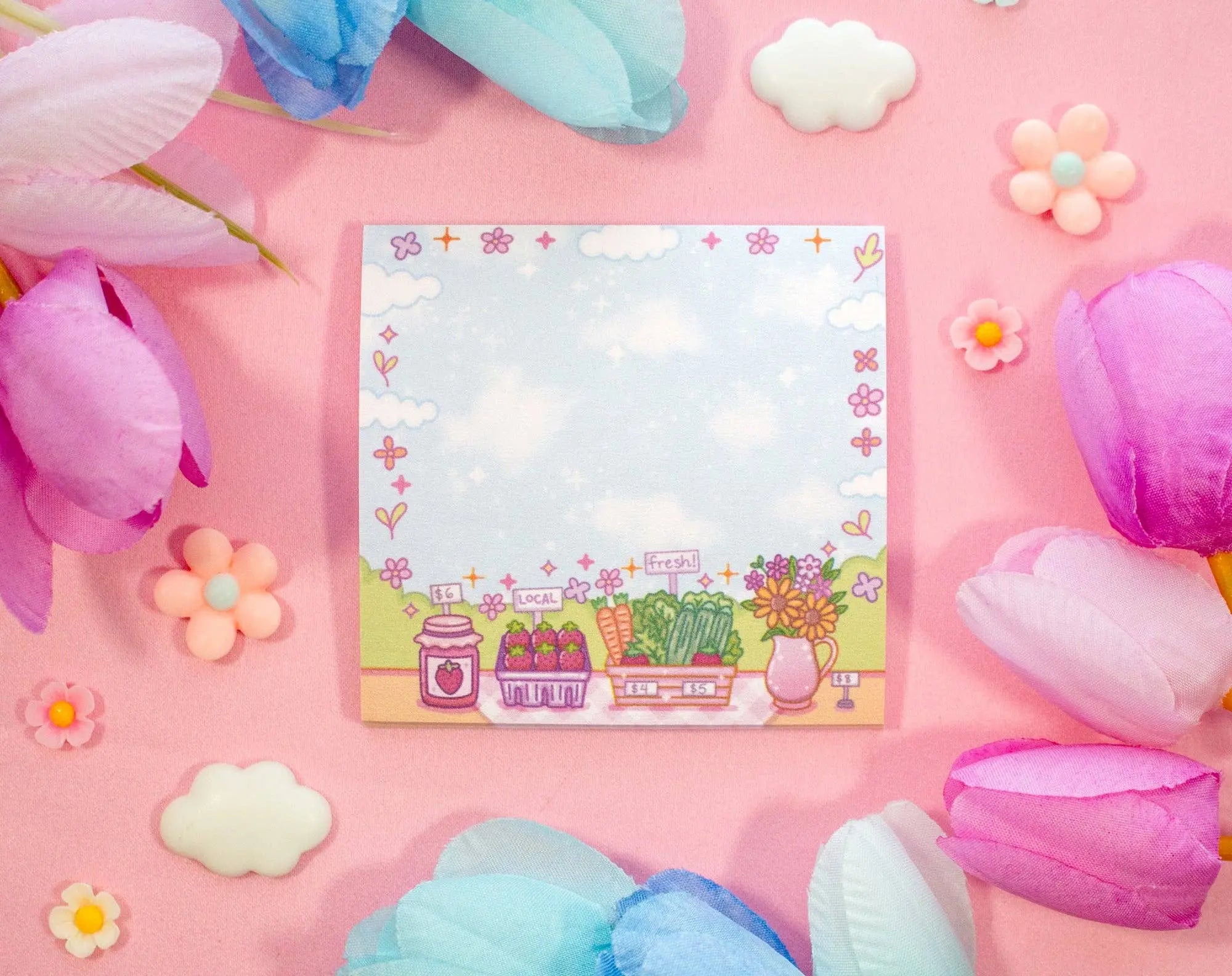 Farmers' Market Sticky Notes