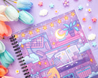 Study Night Spiral Lined Notebook (7x9")