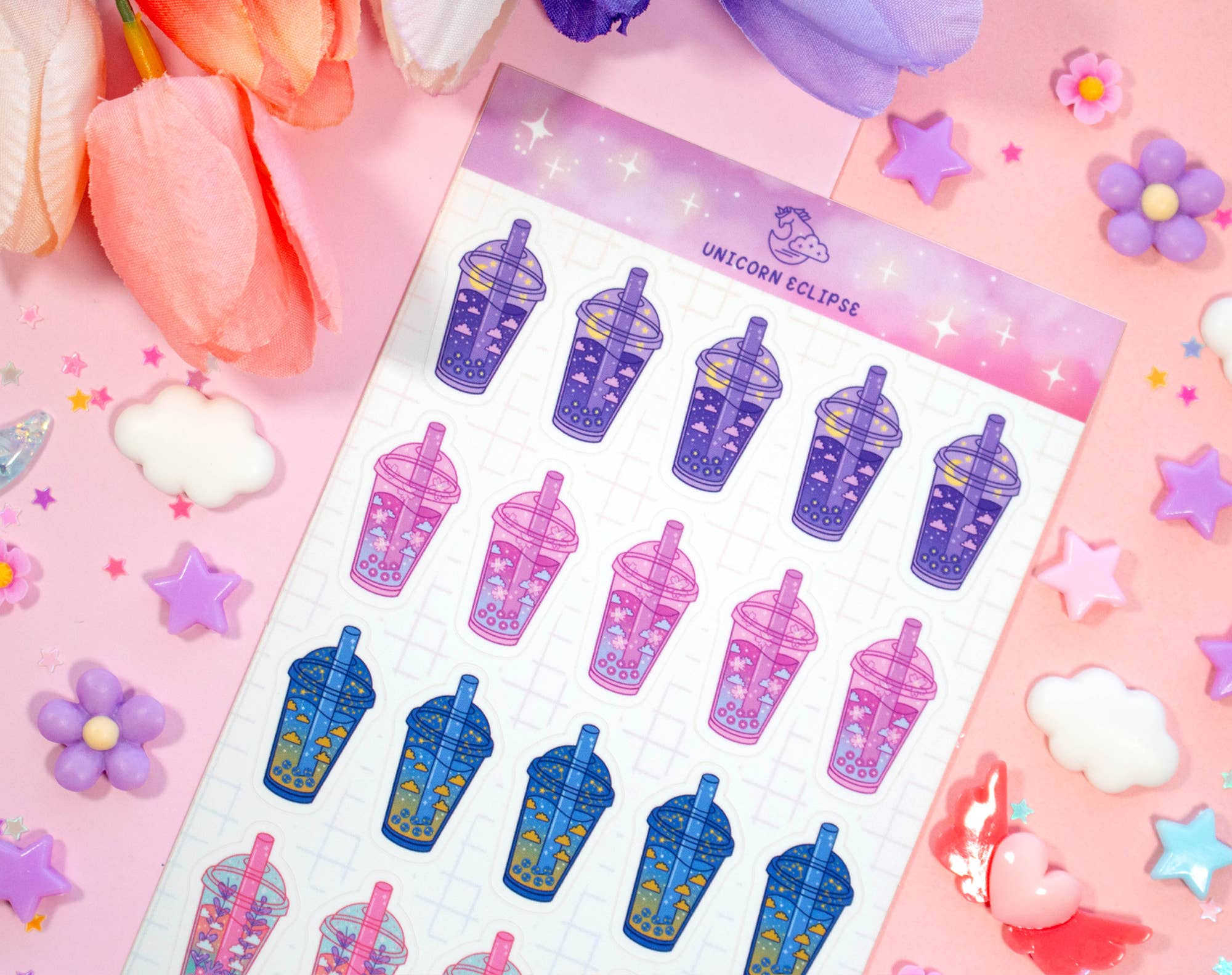 Bubble Tea Sticker Sheet