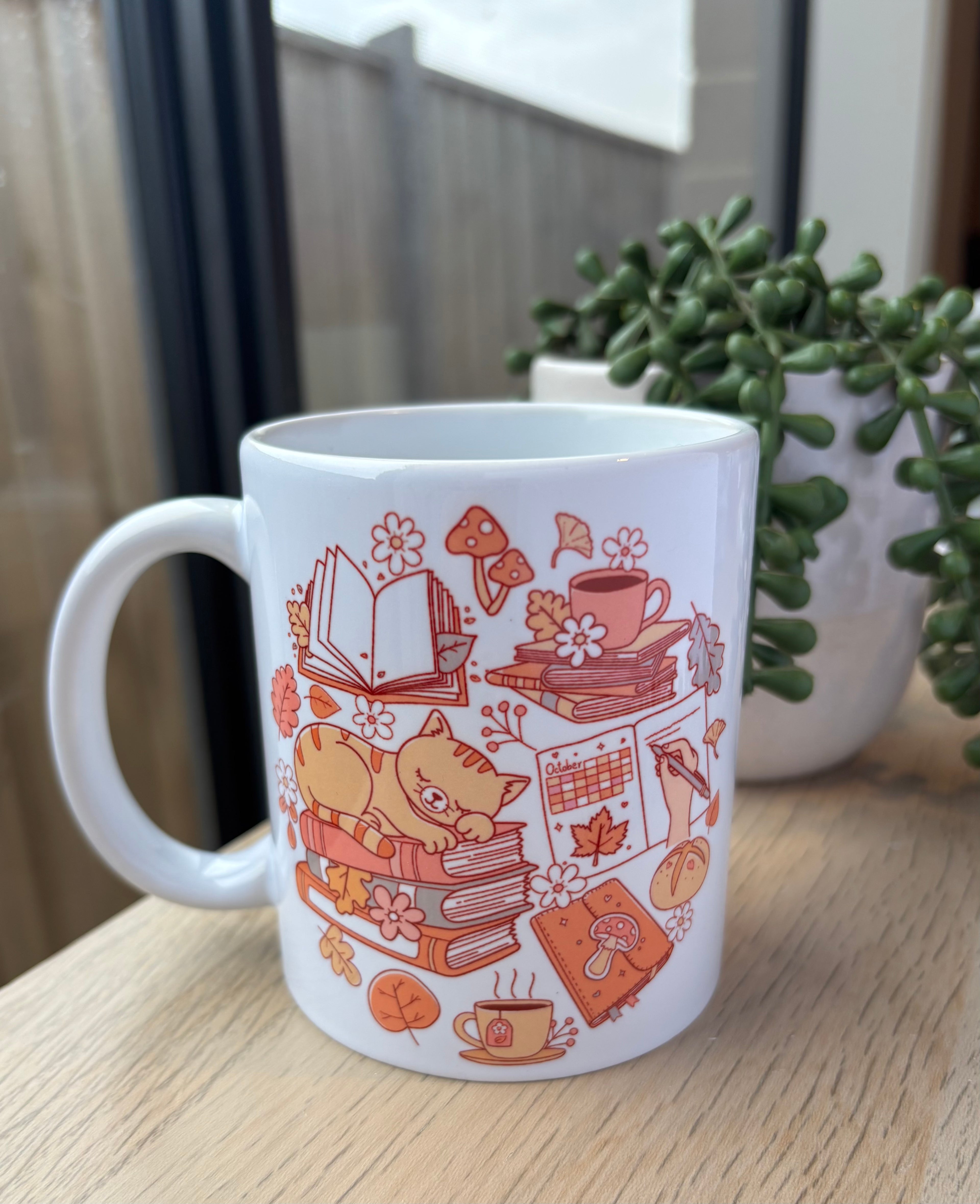 Autumn Cat Mug