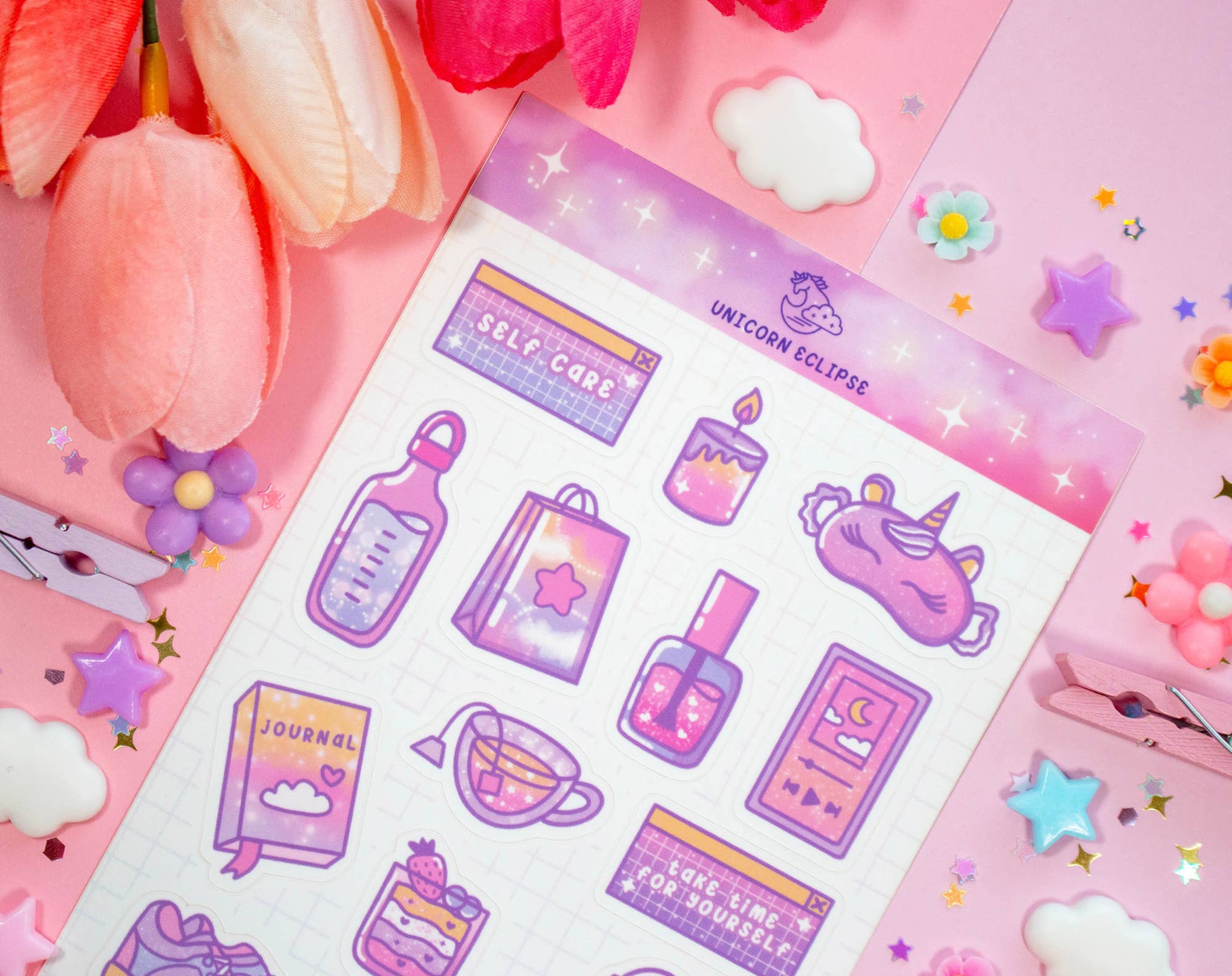 Self Care Sticker Sheet