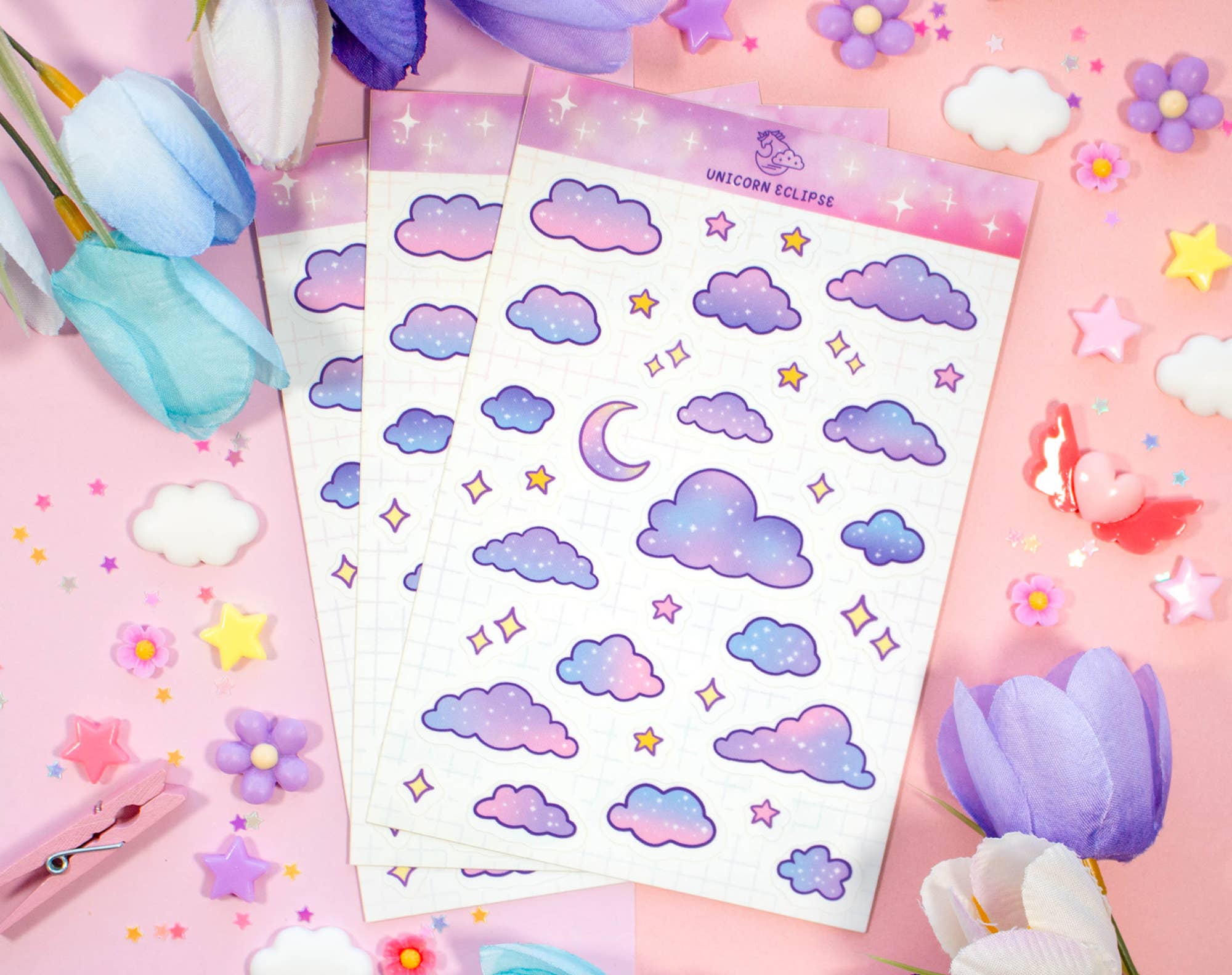 Clouds Sticker Sheet