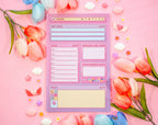 Artsy Daily Planner Pad