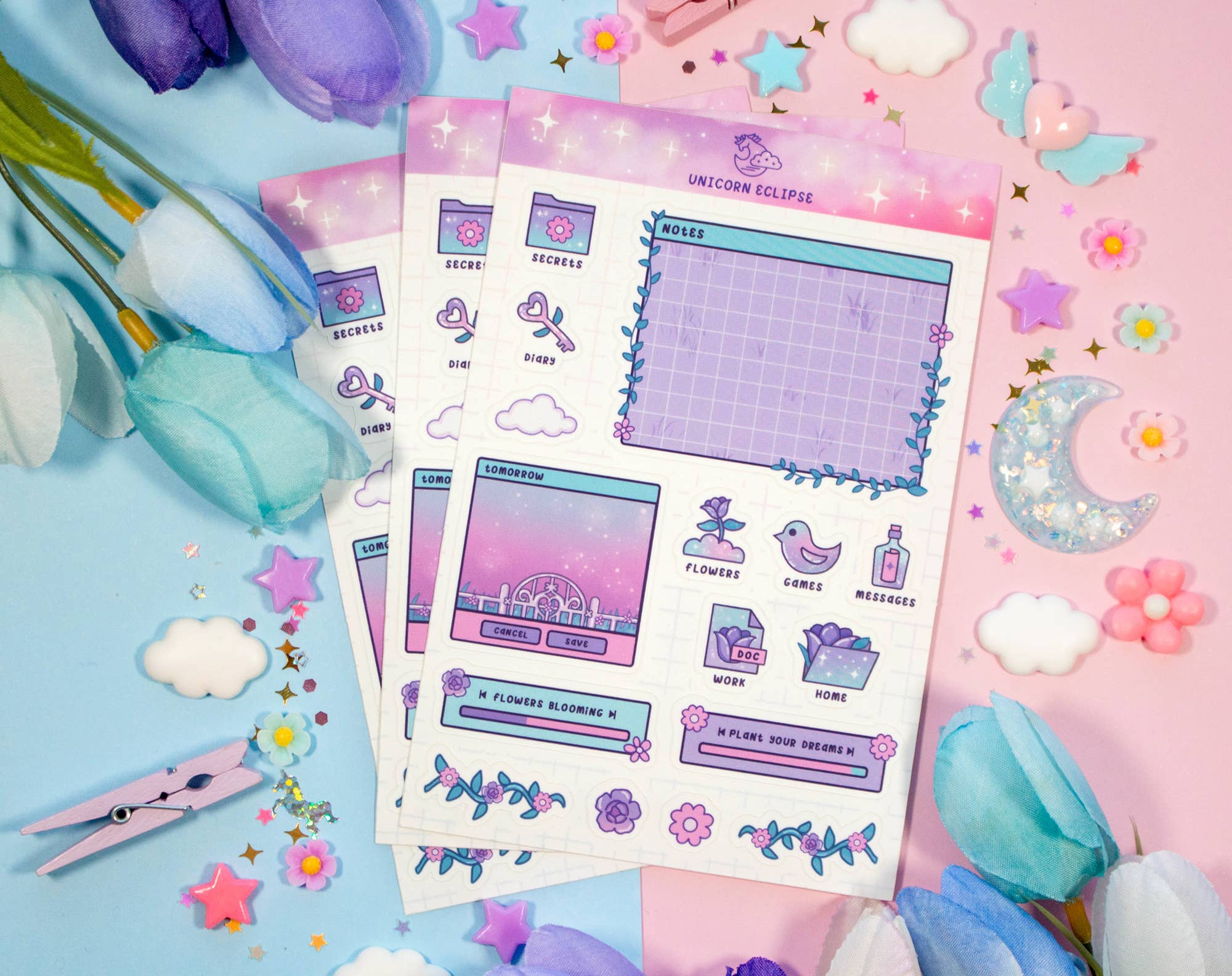 Secret Garden Sticker Sheet