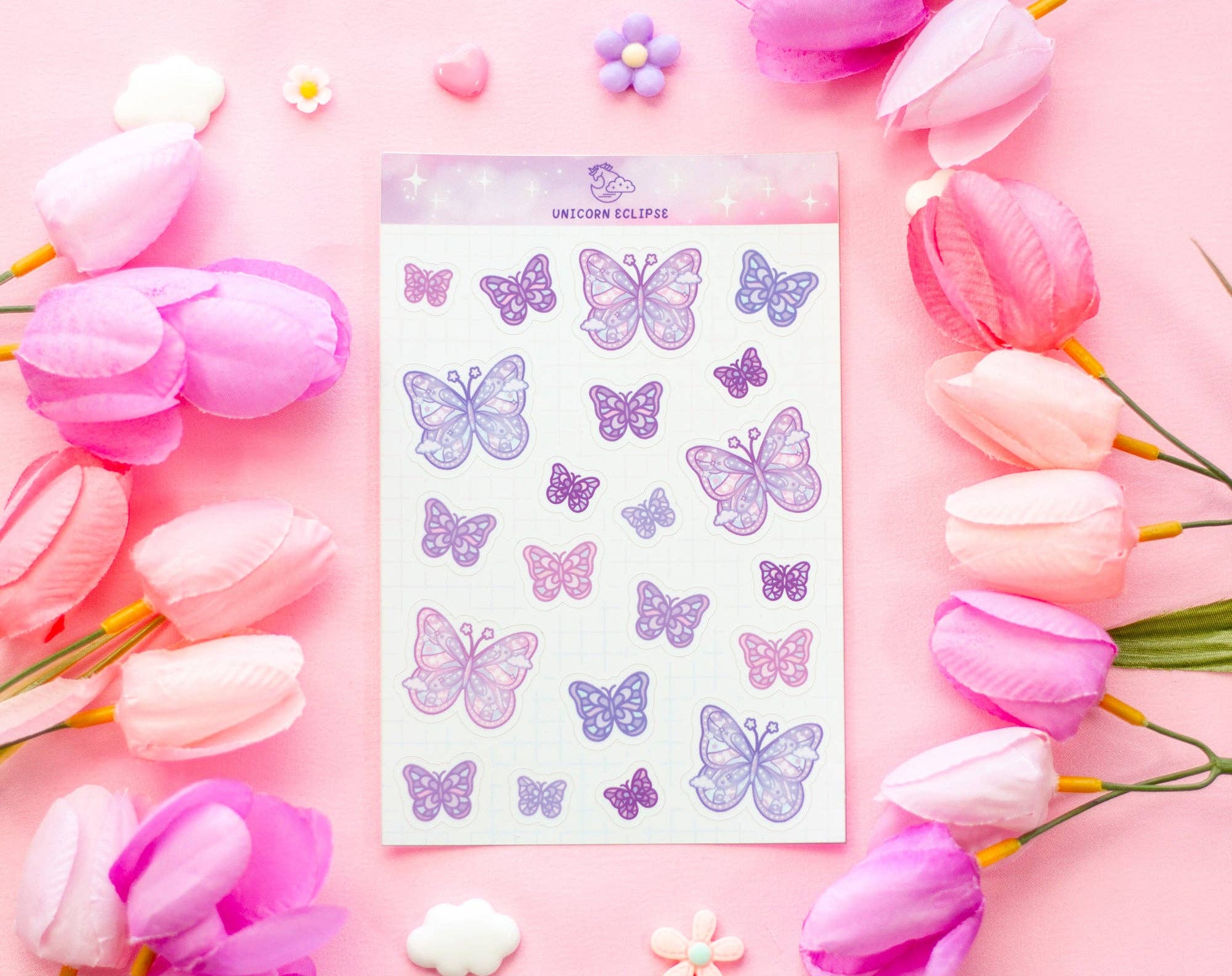 Magical Butterflies Sticker Sheet