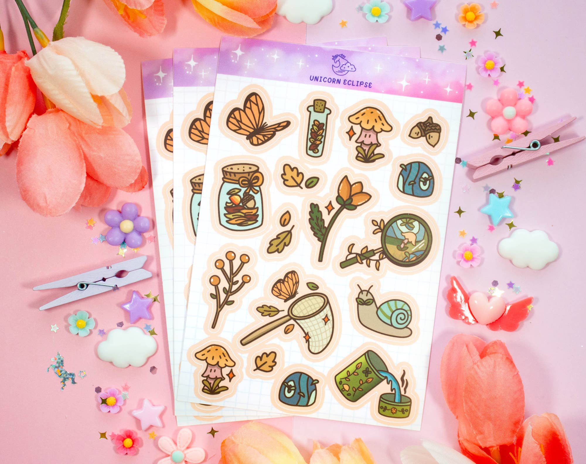 Forest Finds Sticker Sheet