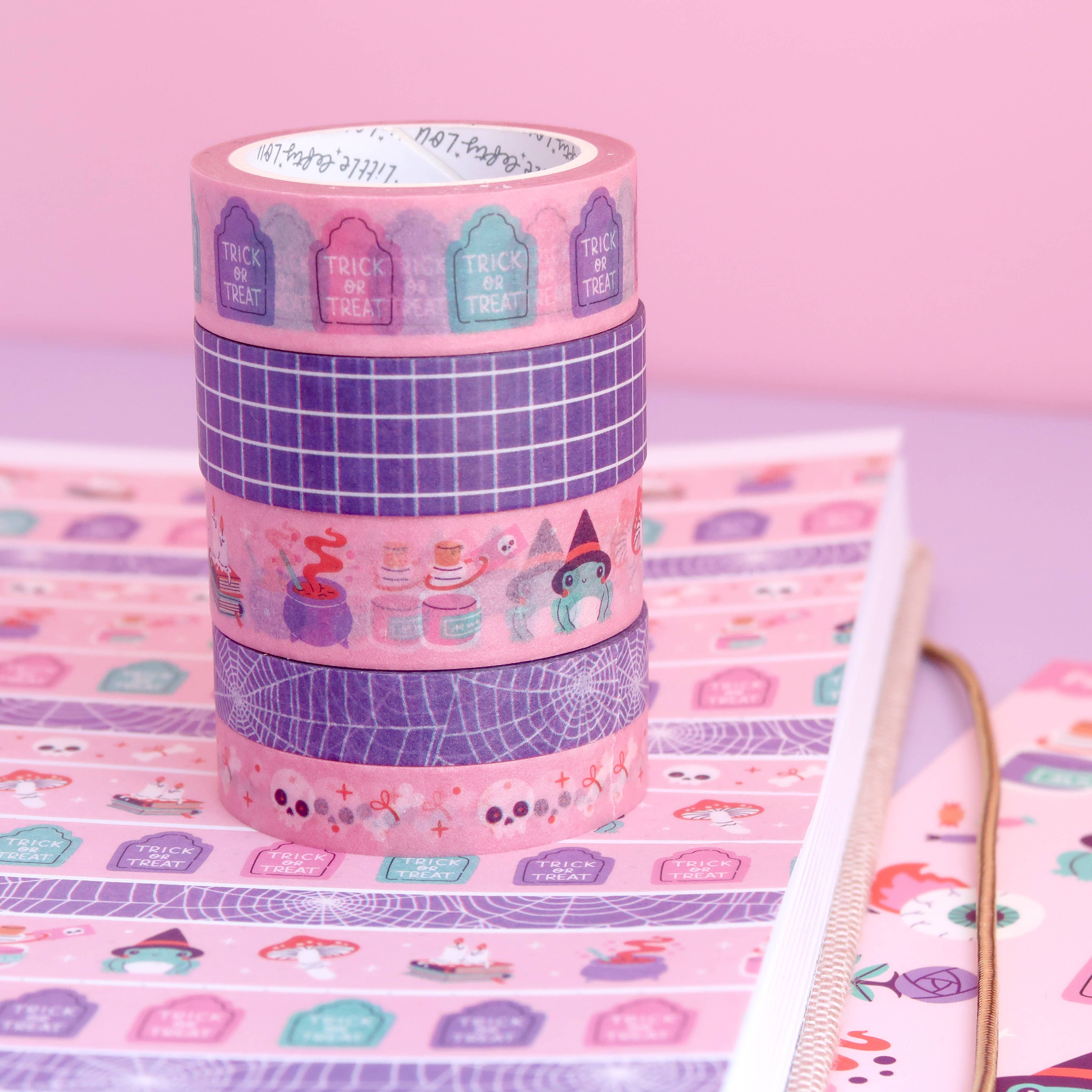 Witchy Frog Pastel Washi Tape