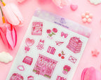 Love Story Sticker Sheet