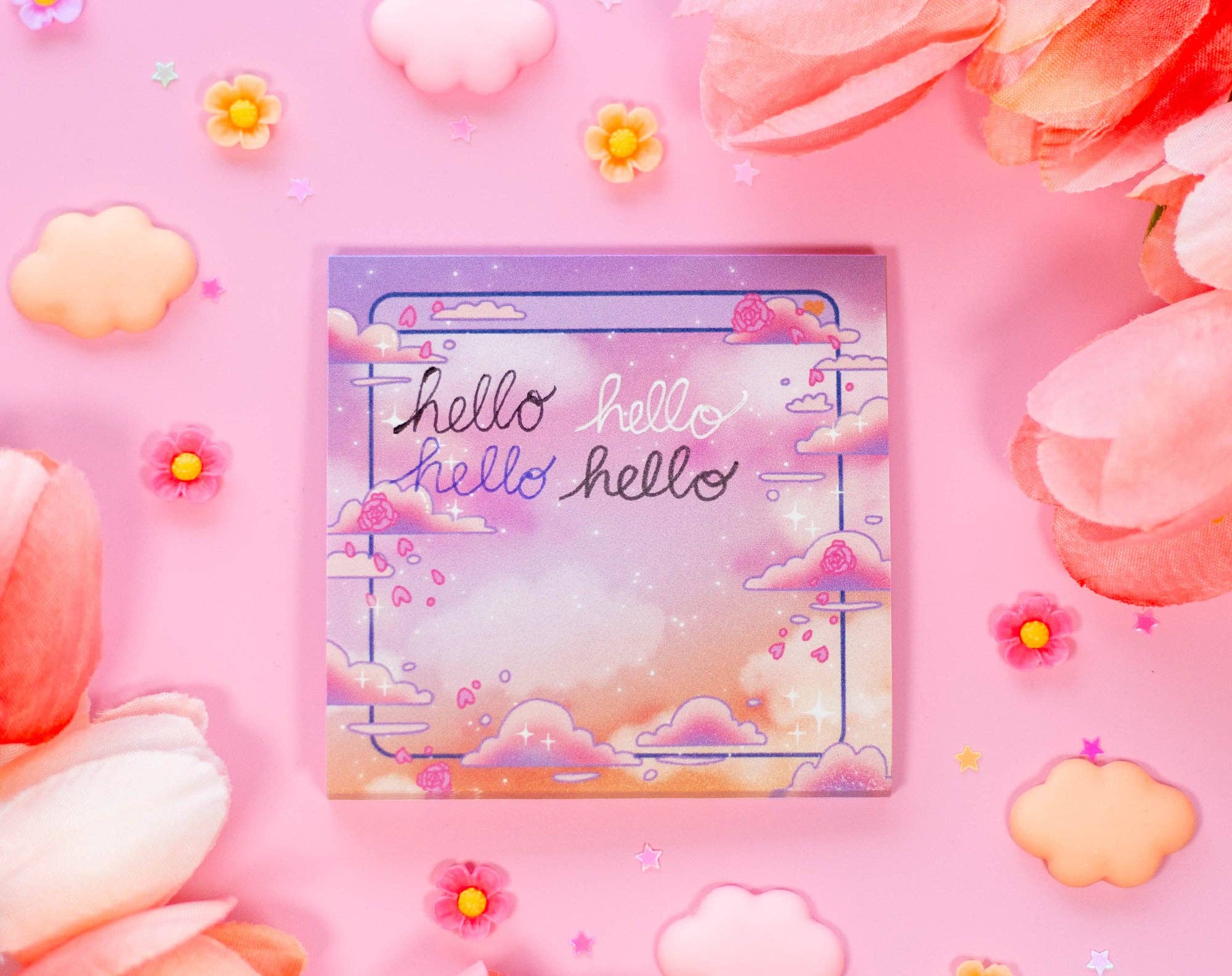 Rose Sky Sticky Notes