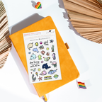 Sticker Sheet - Under The Sea, Ocean Animal Journal Stickers