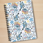 Ice, love, hockey Notebook