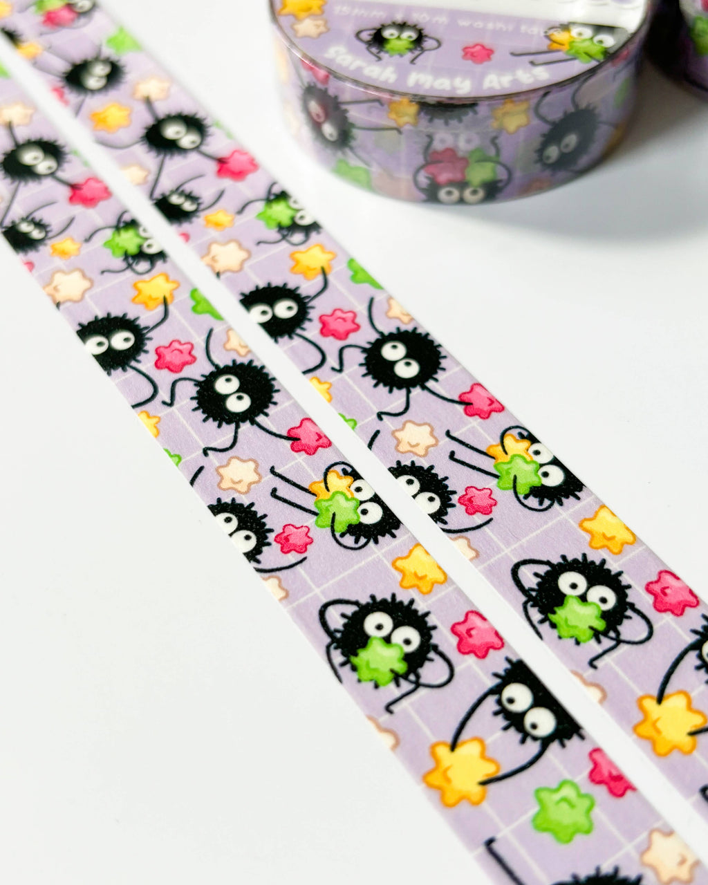 Cheeky Sprite Washi Tape | Cute Colorful 15mm x 10m Tape