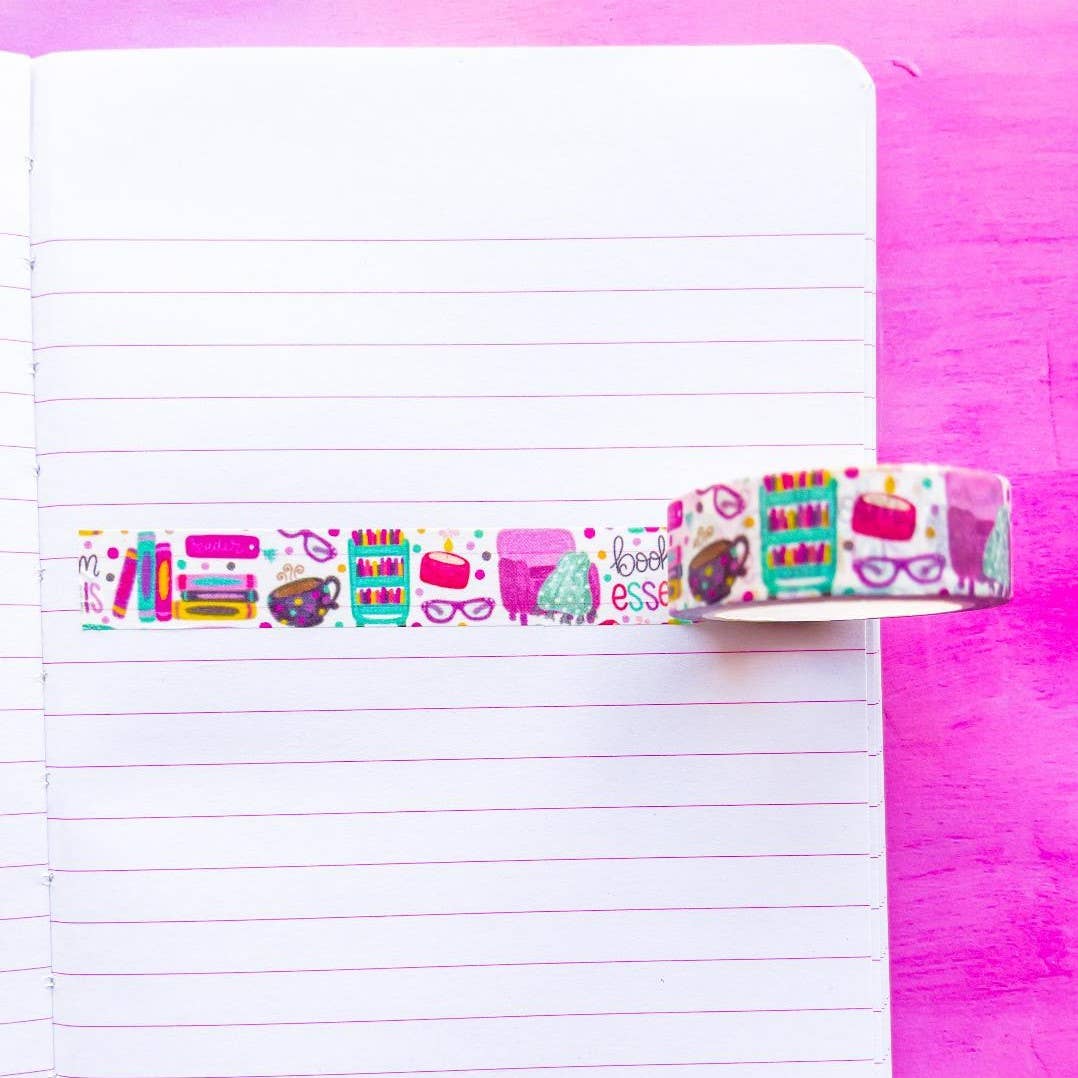 Bookworm Essentials Washi Tape
