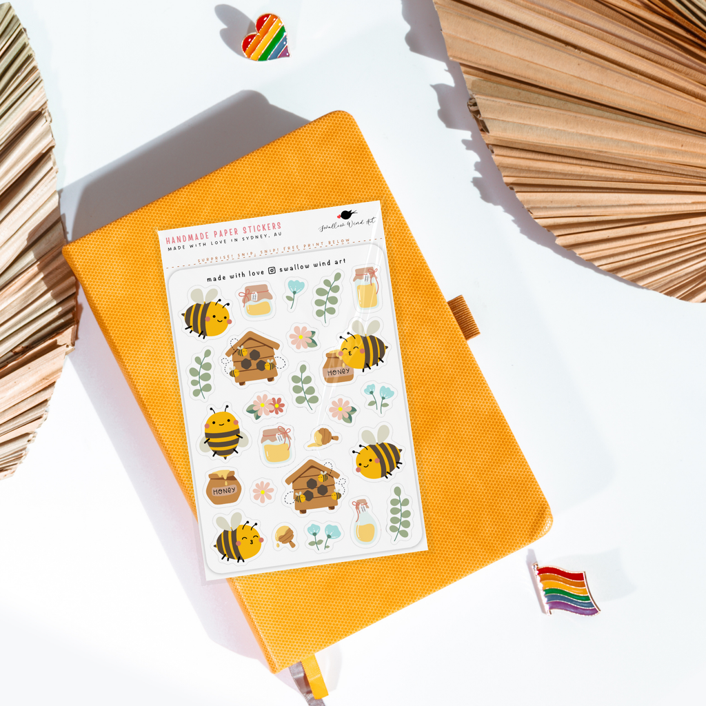 Cbeebies House Sticker Sticker Sheet - Honey Bee House – Peachi Lane