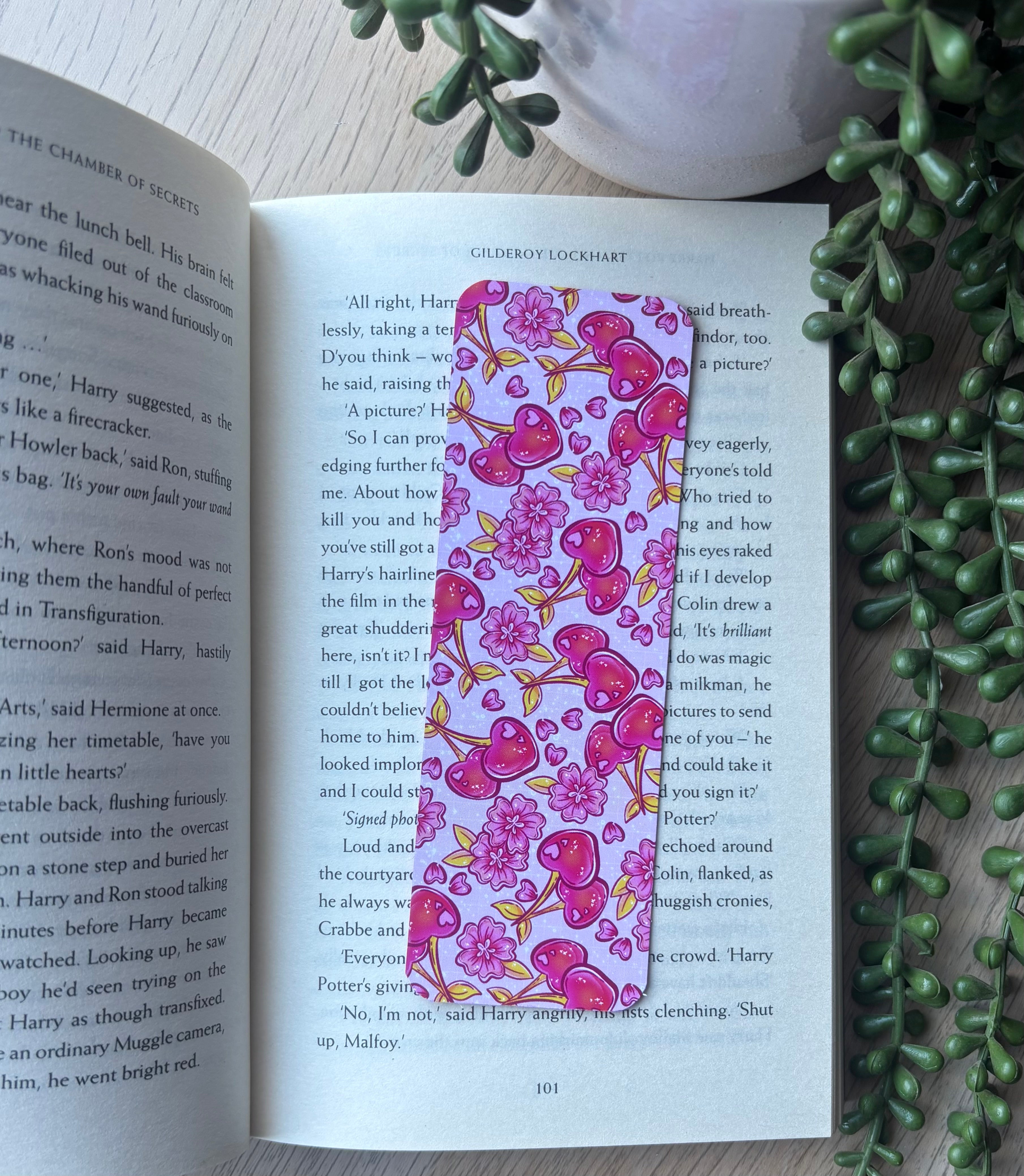 Cherry Blossom Traditional Bookmark