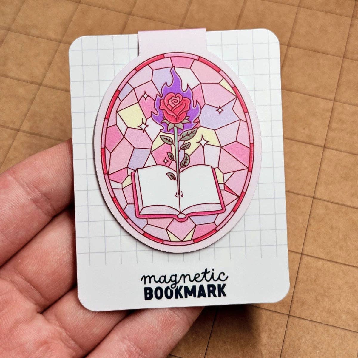 Stained Glass Romance | Magnetic Bookmark