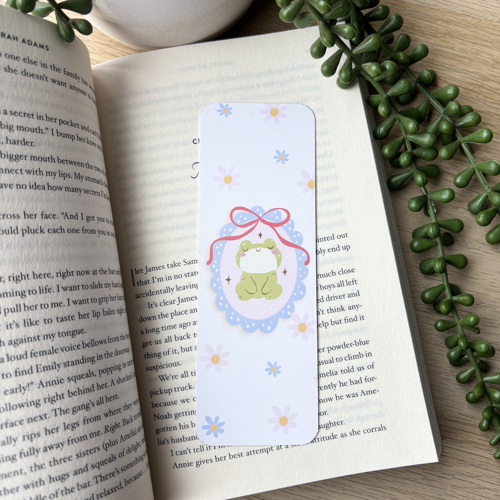 Frogs and ducky's Traditional Bookmark