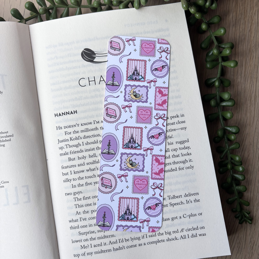 Romantasy Stamps Traditional Bookmark