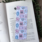 Hockey Romance Stamps Traditional Bookmark