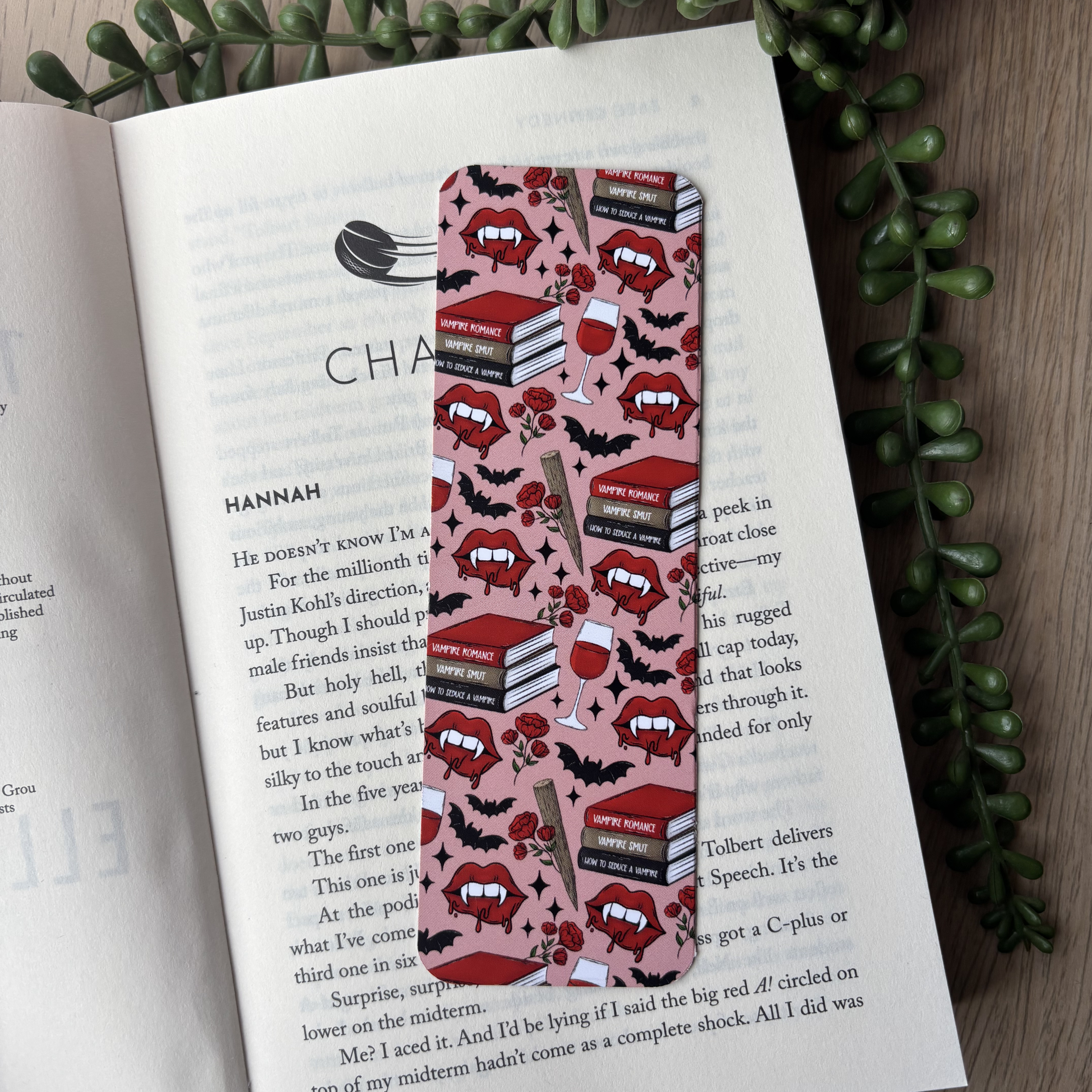 Vampire Romance Traditional Bookmark