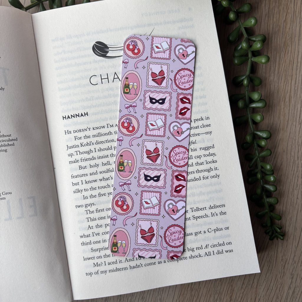 Spicy Reader Stamps Traditional Bookmark