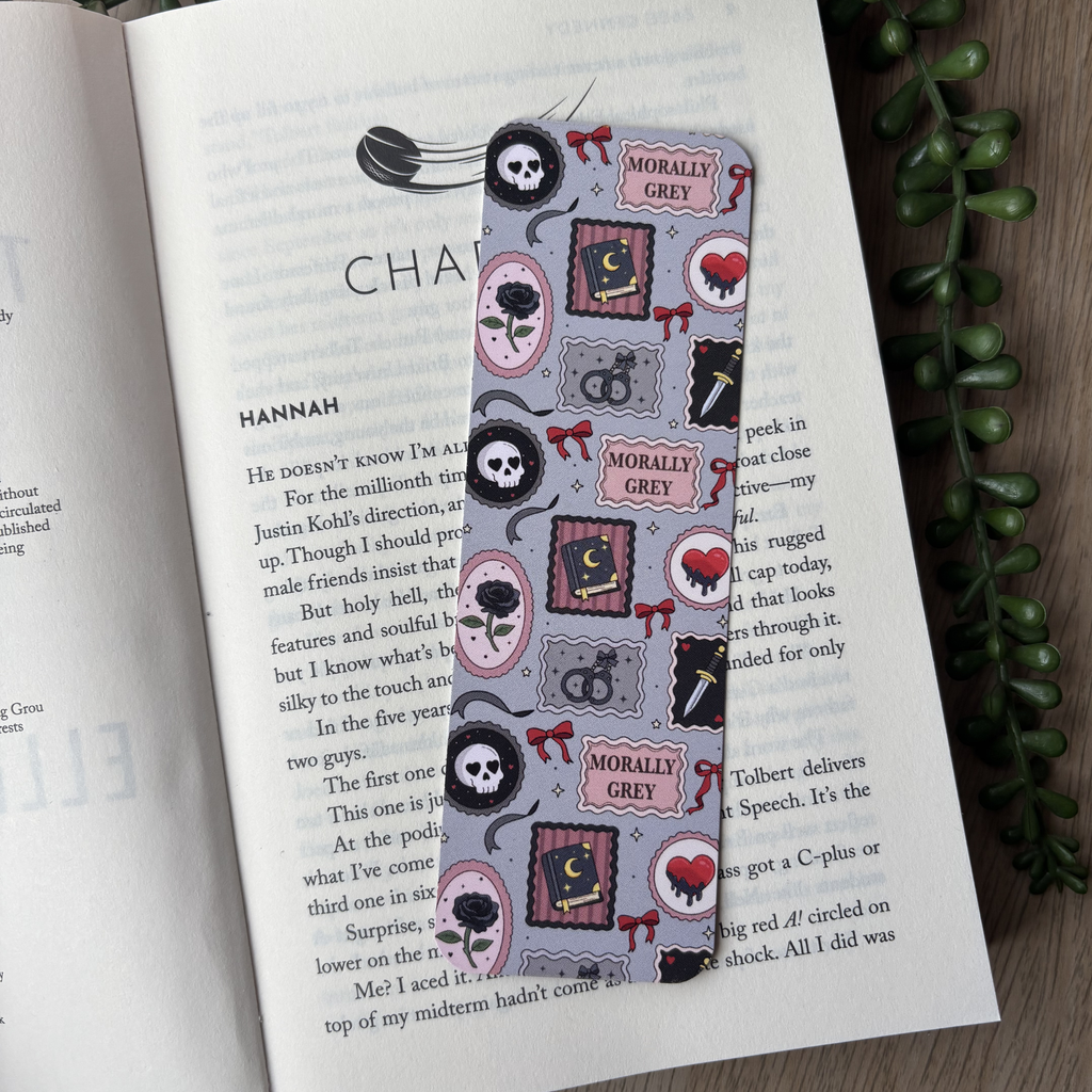 Dark Romance Stamps Traditional Bookmark