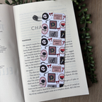 Dark Romance Stamps Traditional Bookmark