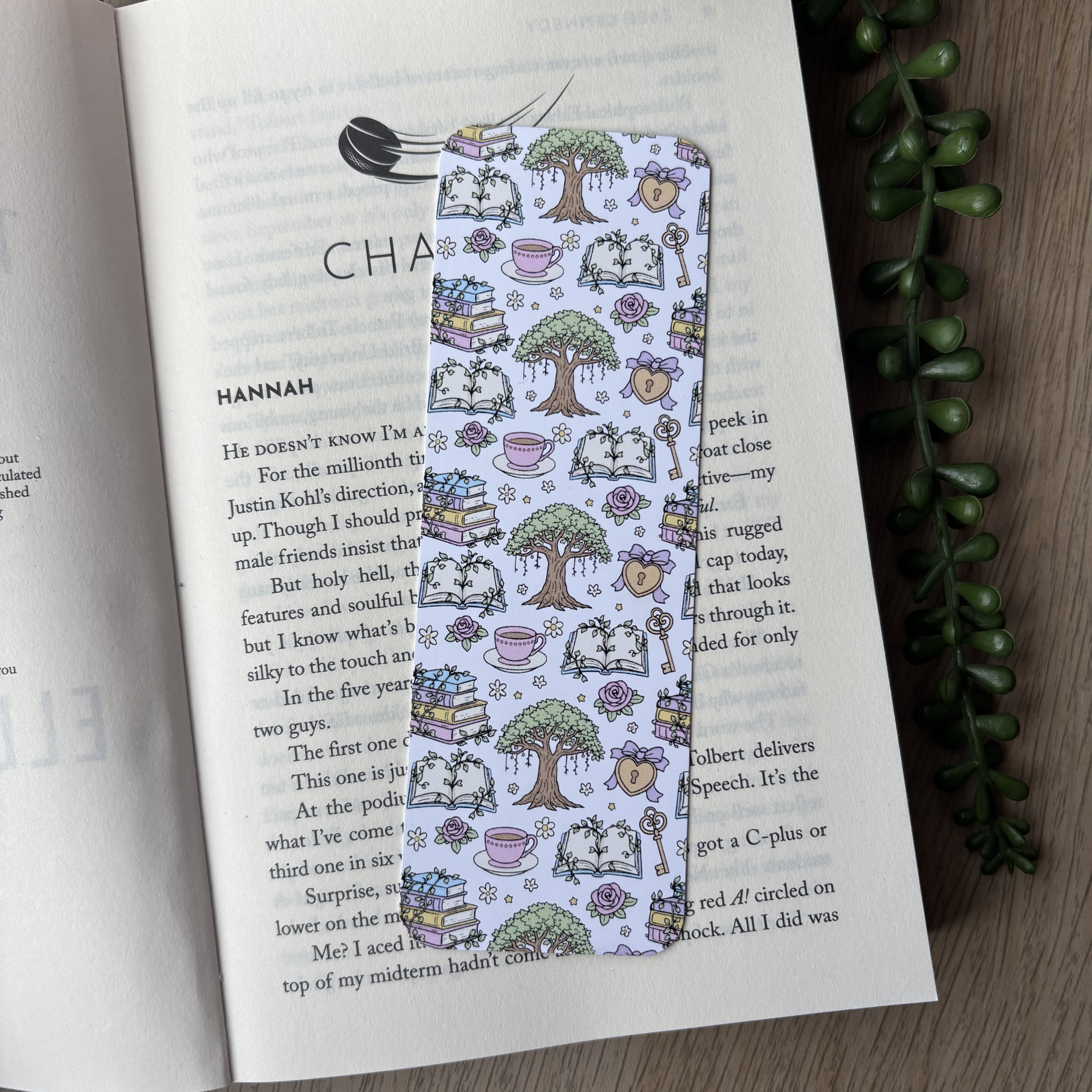 Enchanted Books Traditional Bookmark