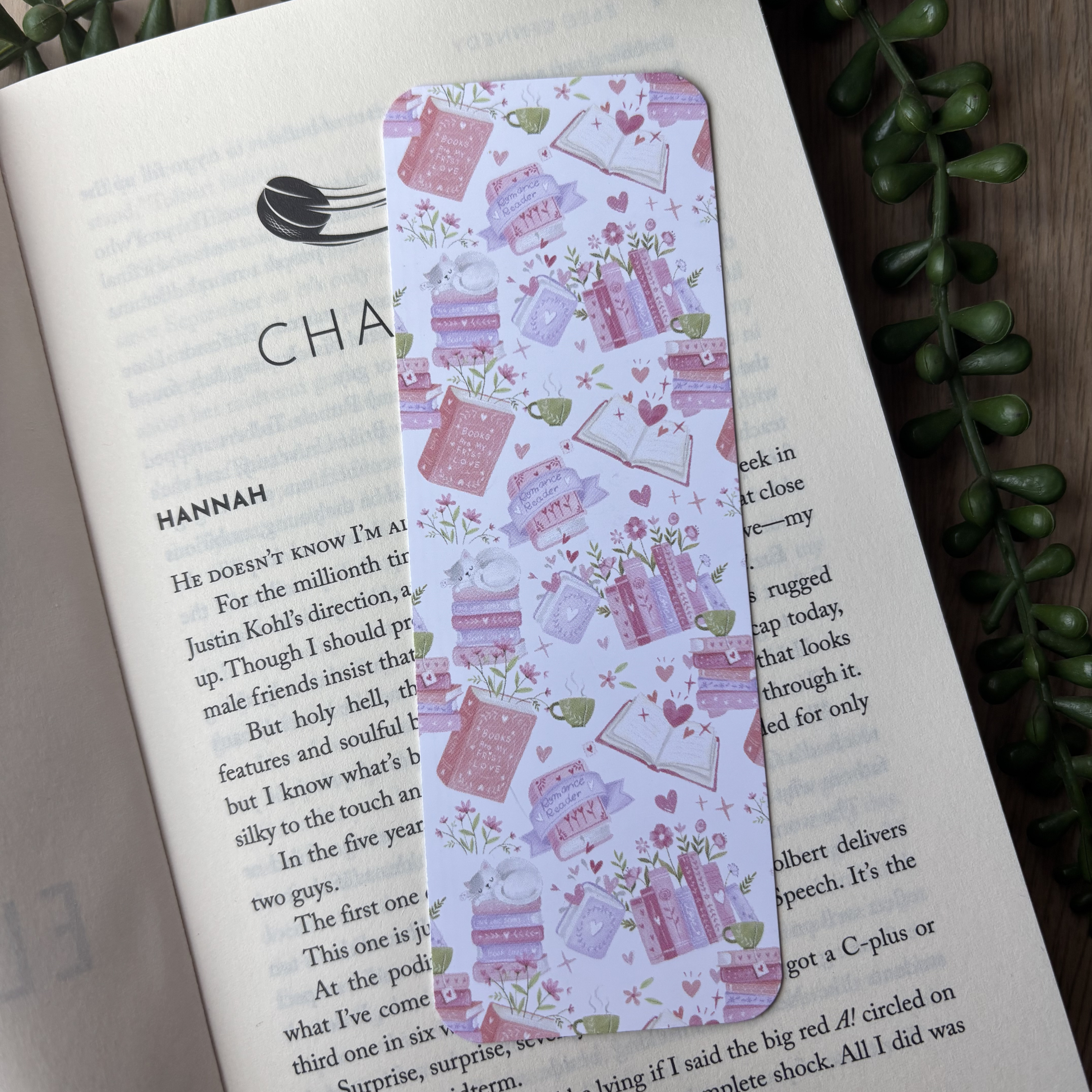 Romance Reader Traditional Bookmark