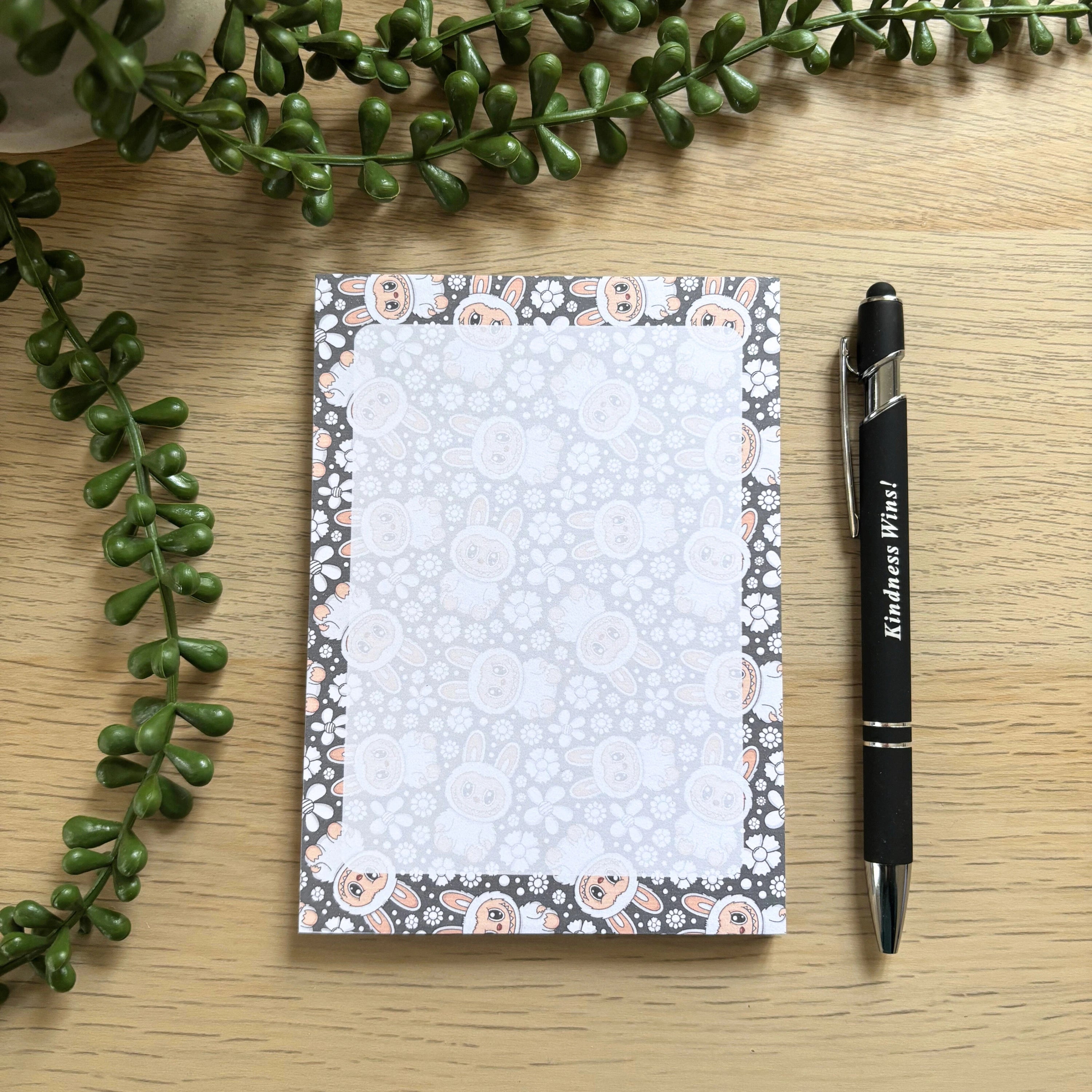 White Bu Notepad (various sizes)