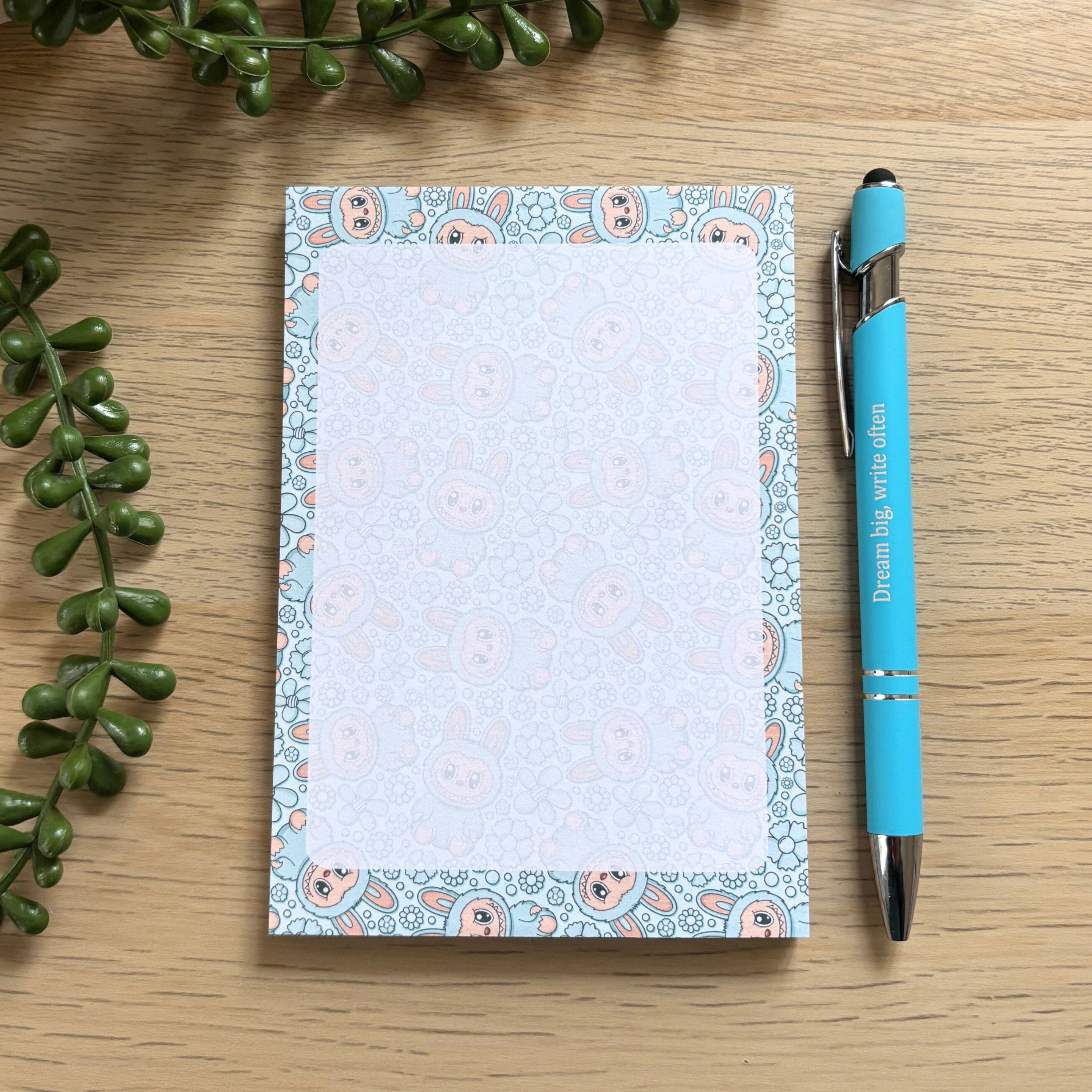 Light Blue Bu Notepad (various sizes)