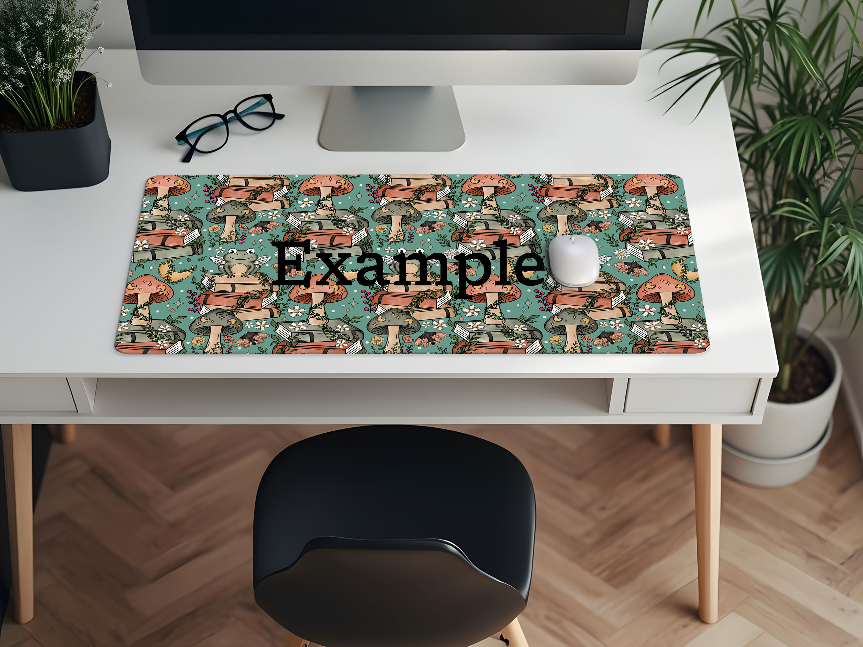 Bookish Frogs Desk Mat - PRE ORDER