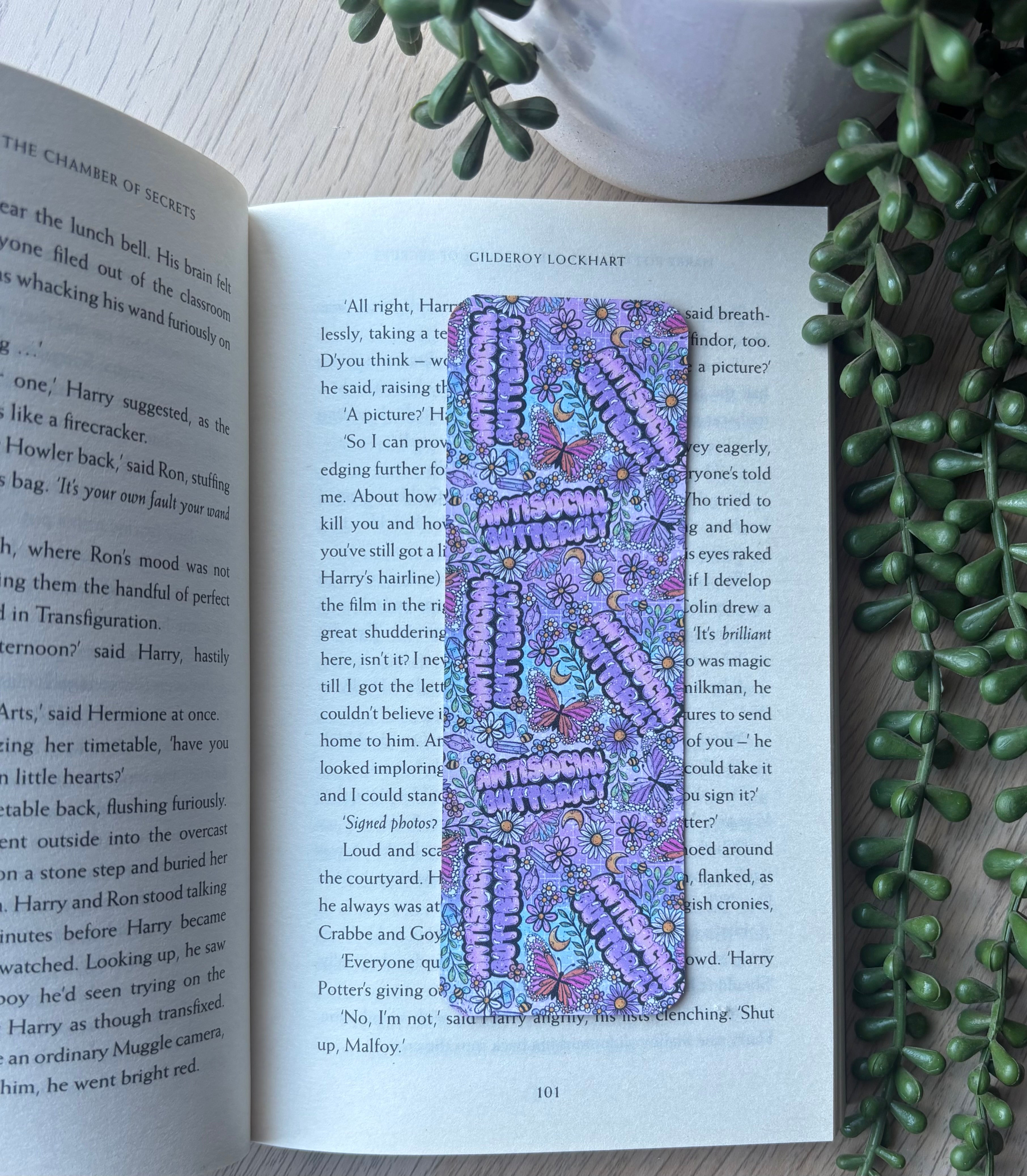 Antisocial Traditional Bookmark