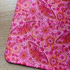 Pink Moth Mouse Pad