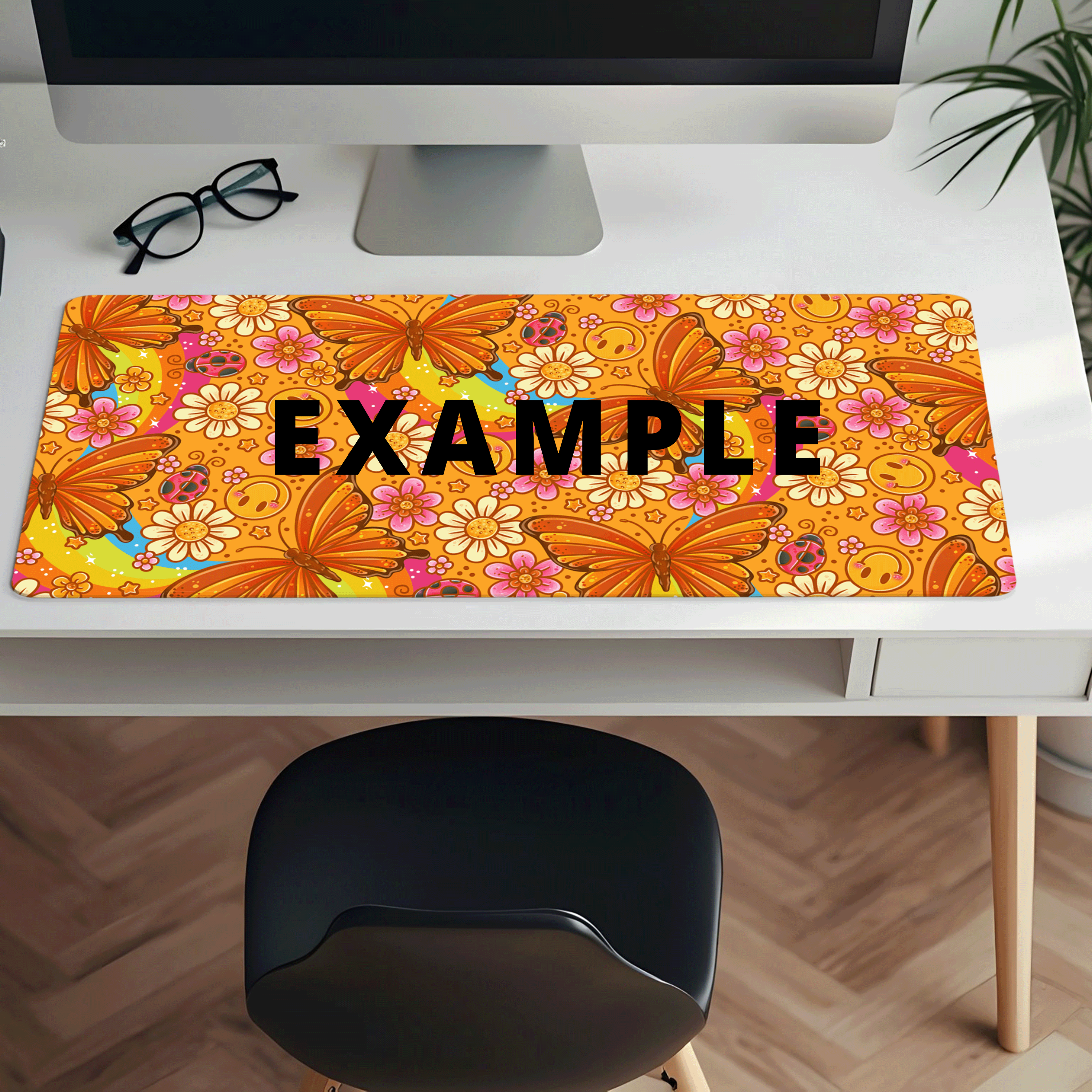 Bright Butterfly Desk Mat - PRE ORDER