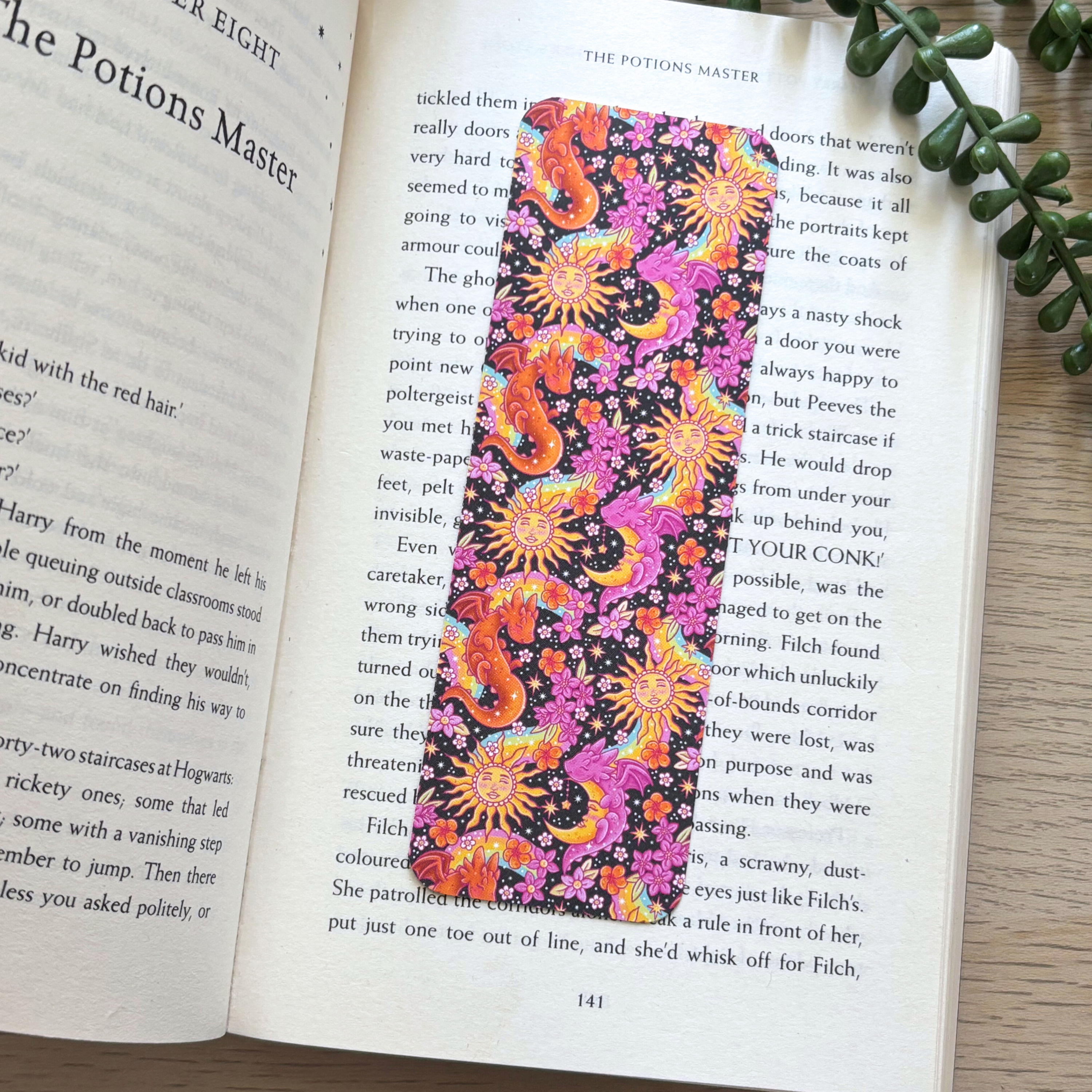 Dragon Sun Traditional Bookmark