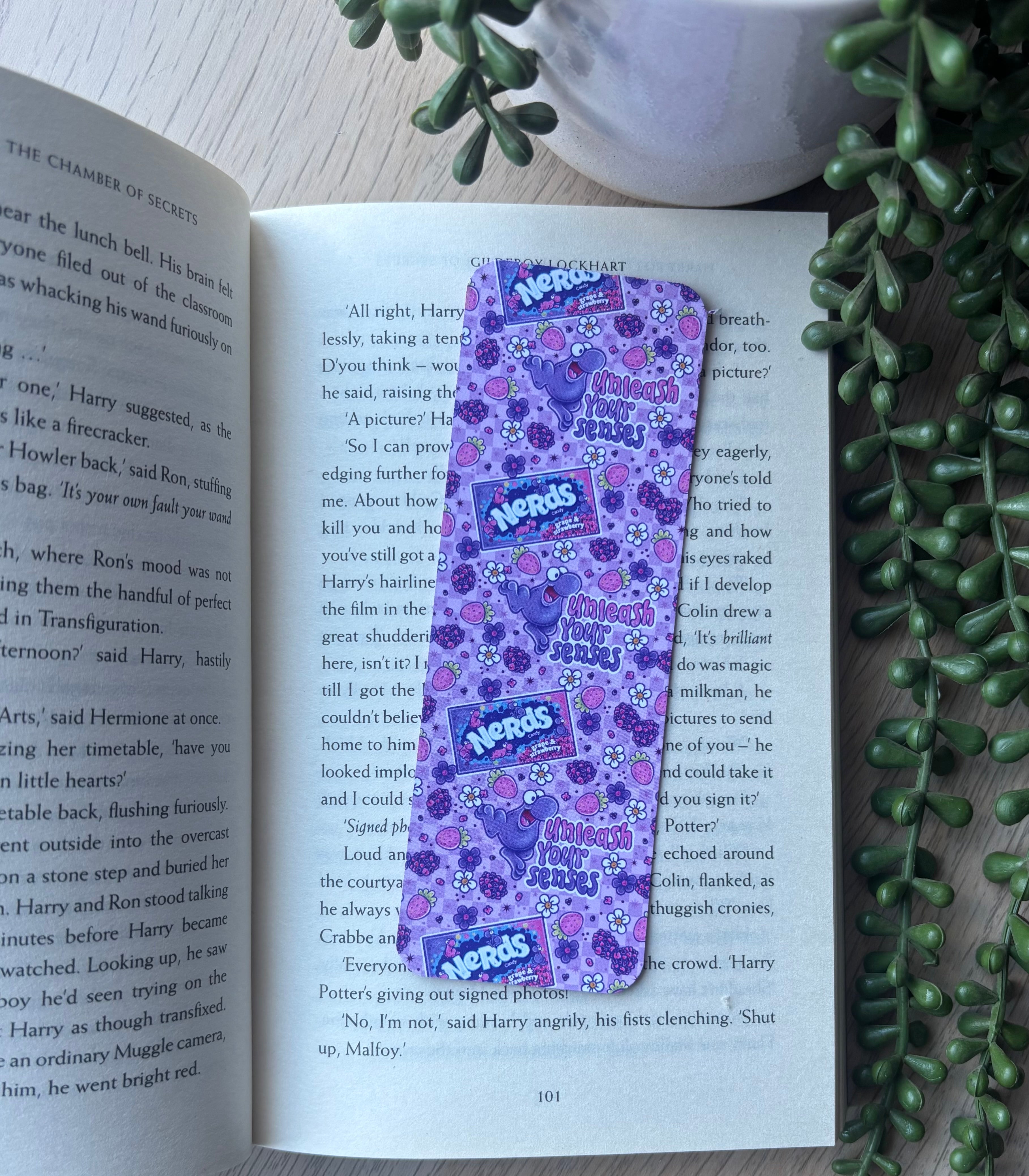 Pink and purple lolly Traditional Bookmark