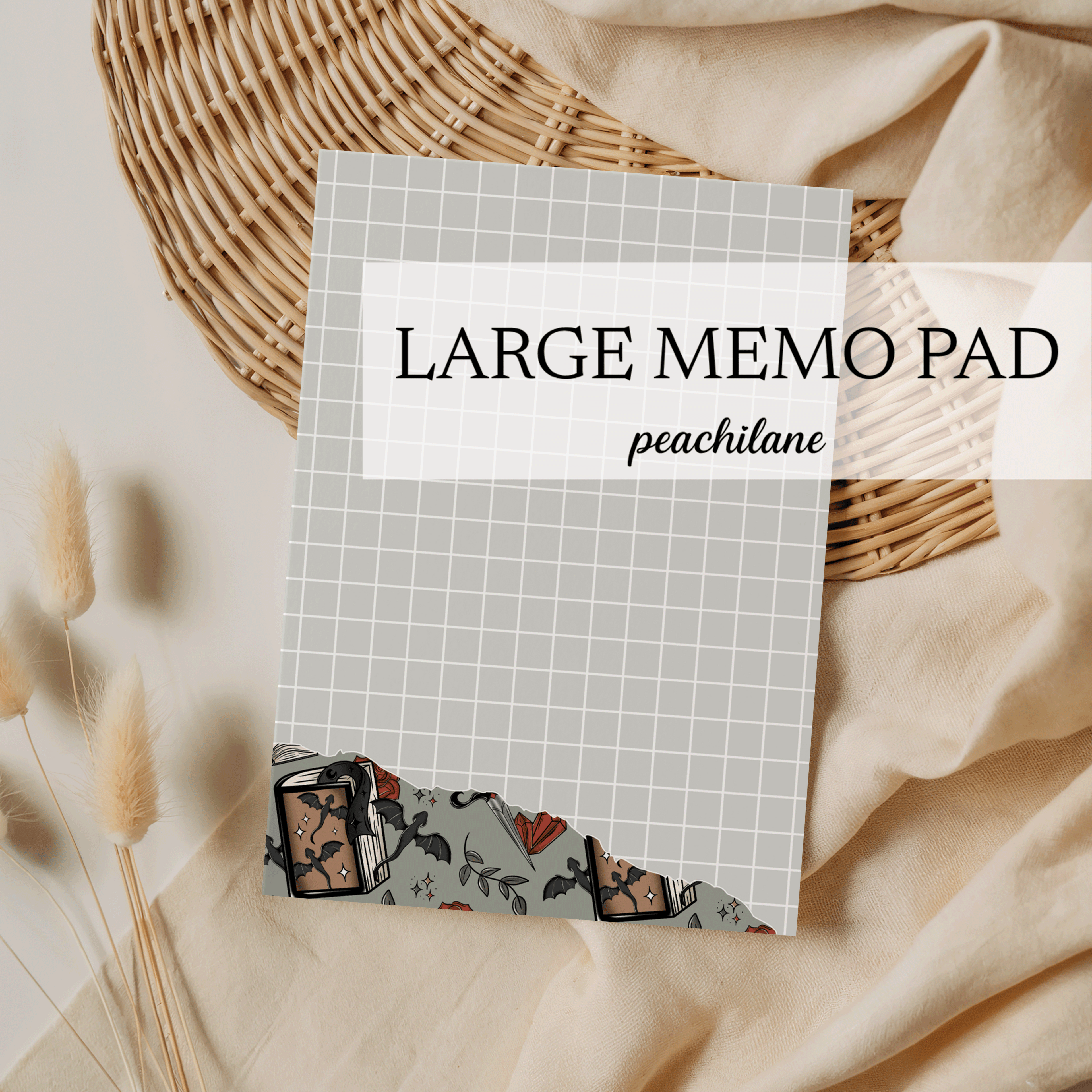 Fantasy World Large Memo Pad