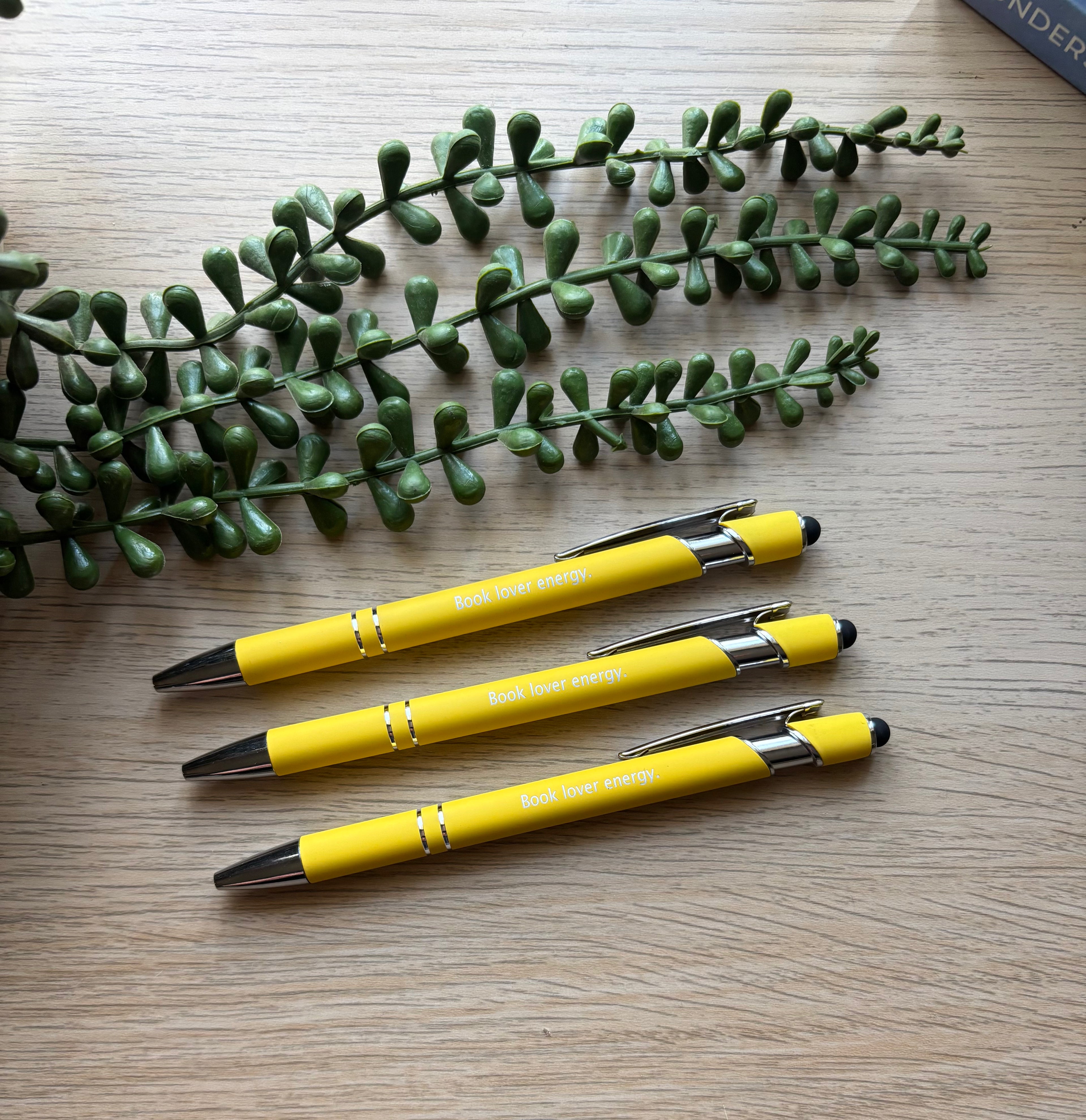 Book lover energy. Pen/Stylus